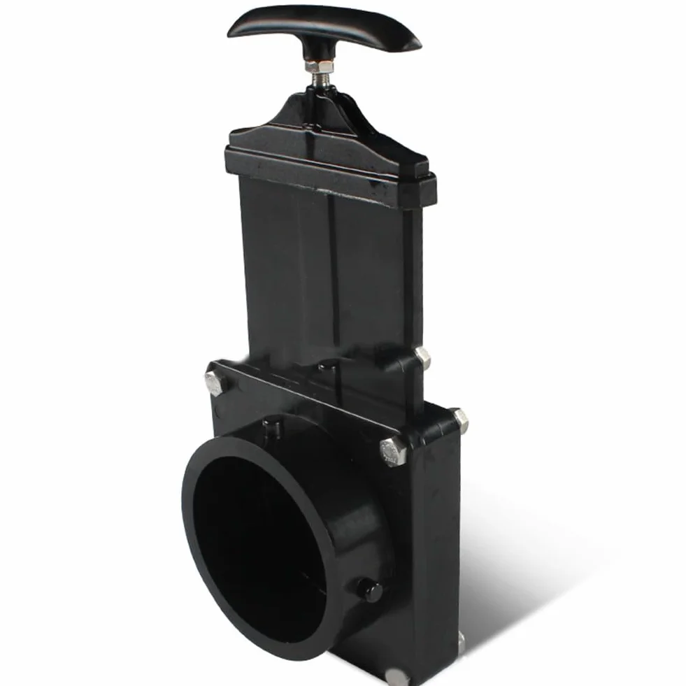 Valvola di scarico RV 3 pollici ABS nero per serbatoi acque reflue acqua dolce camper rimorchi