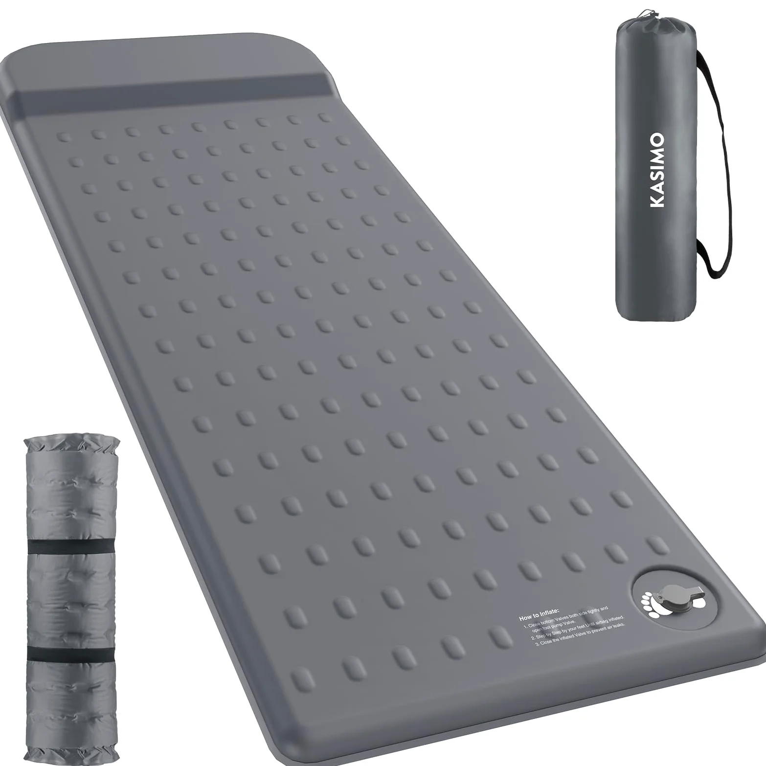 KASIMO Memory Sleeping Pad per Campeggio