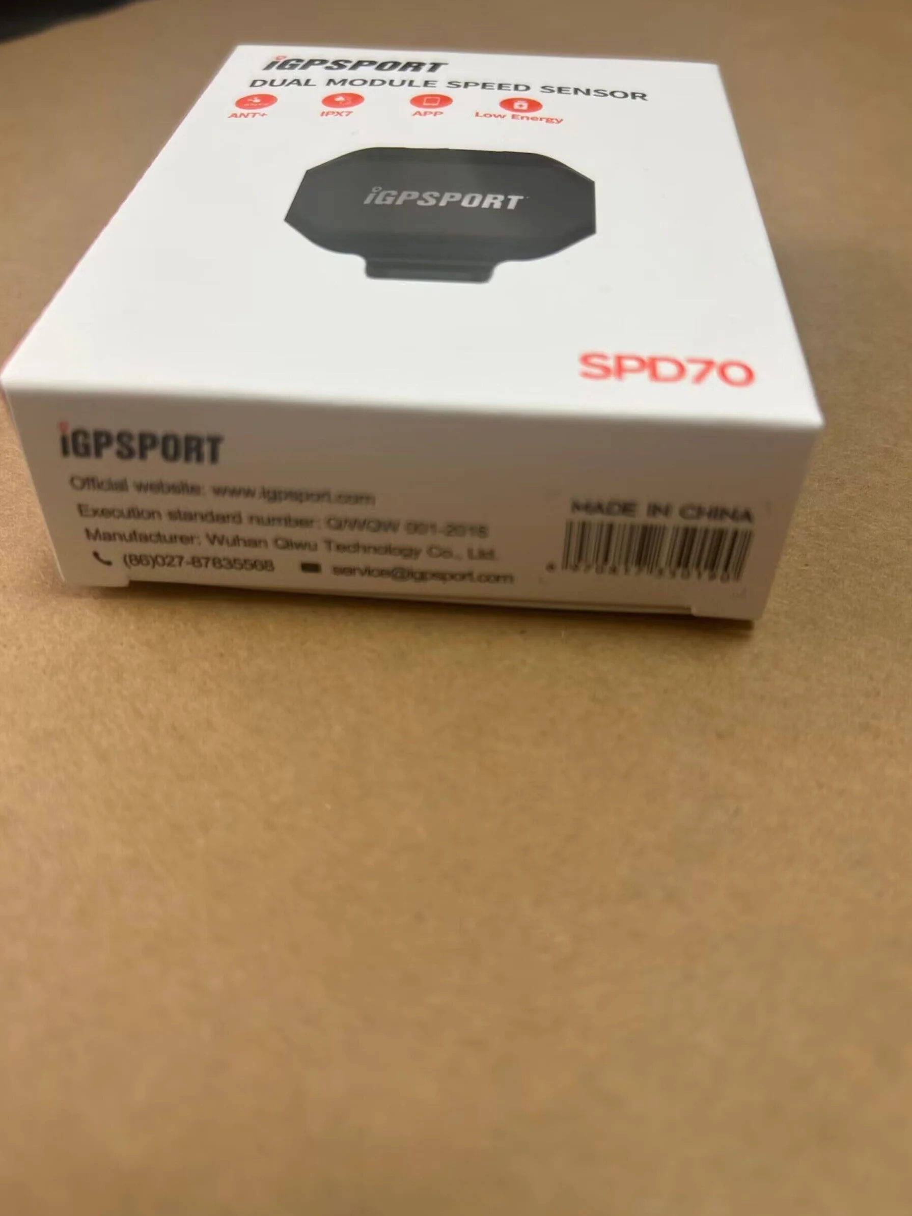 iGPSPORT SPD70 Czujnik prędkości ANT+ Bluetooth Bezprzewodowy