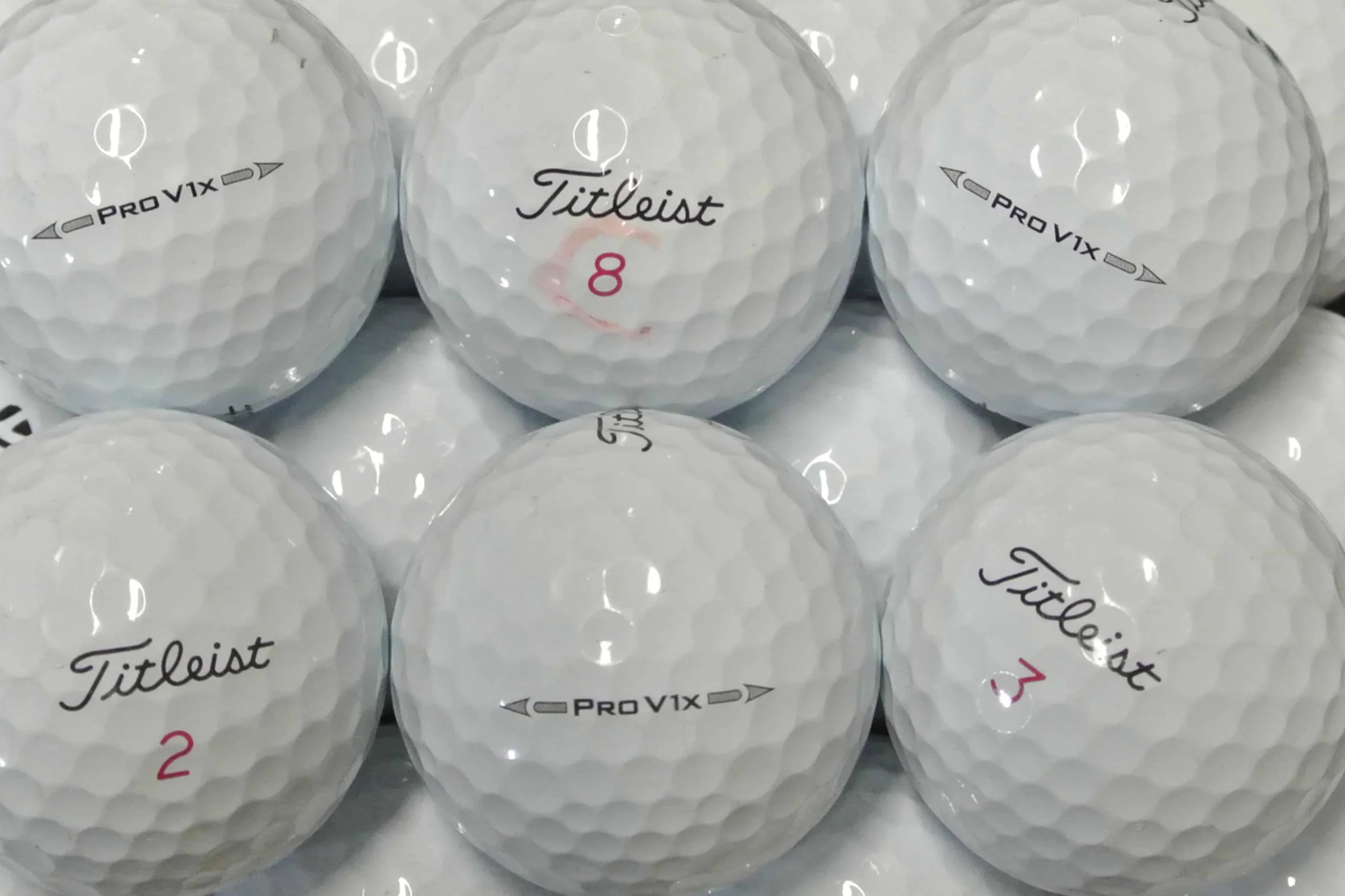 TITLEIST PRO V1X PALLINE DA GOLF LAKEBALLS QUALITÀ AAAA AAA PEARL A GRADE