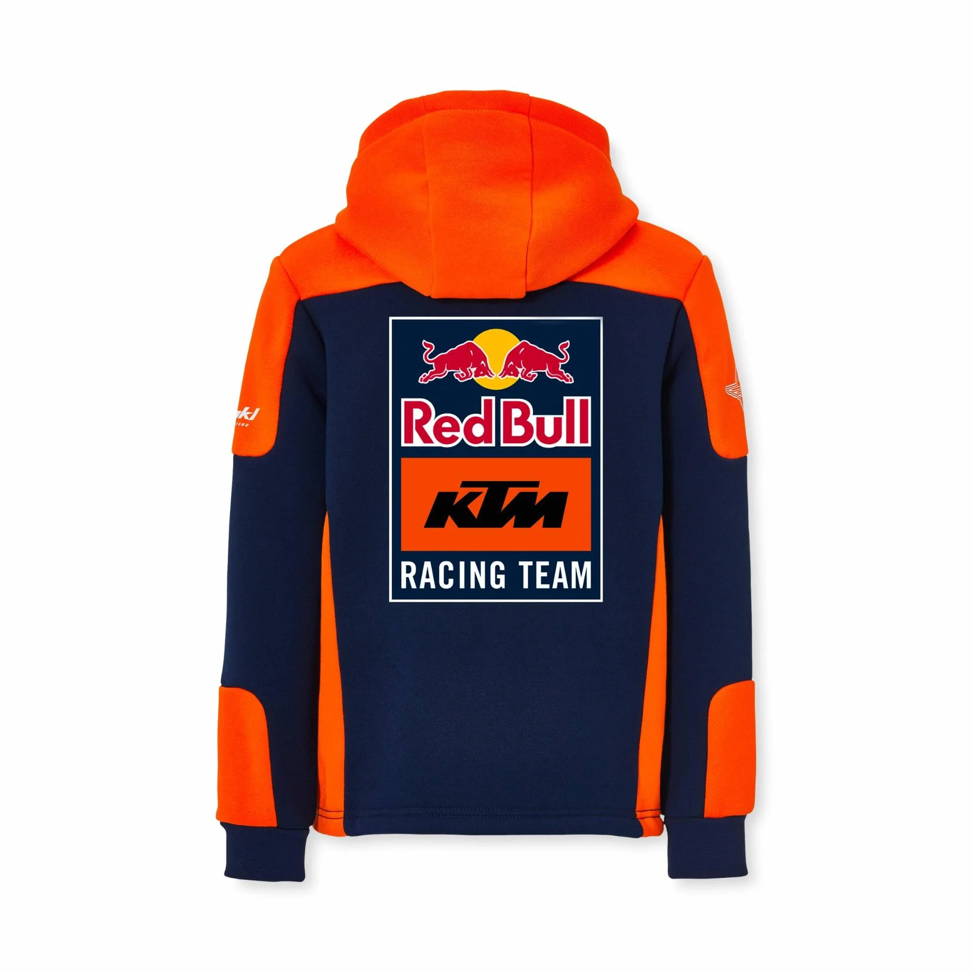 Red Bull Felpa con Cappuccio con Zip Replica Team KTM Bambino 140 Blu Arancione