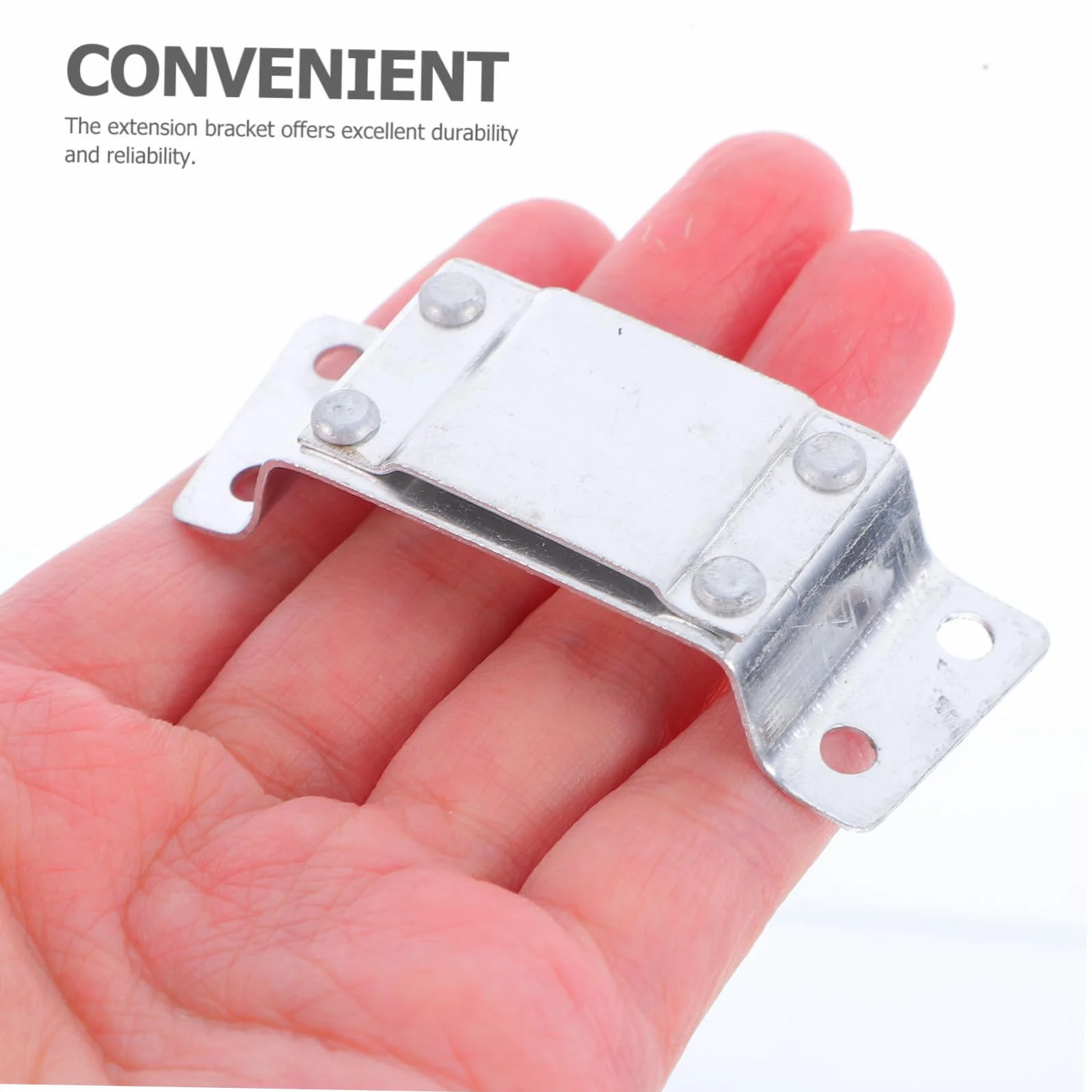 6 Pezzi Clip per Elmetto in Lega di Alluminio Argento, Leggero e Resistente