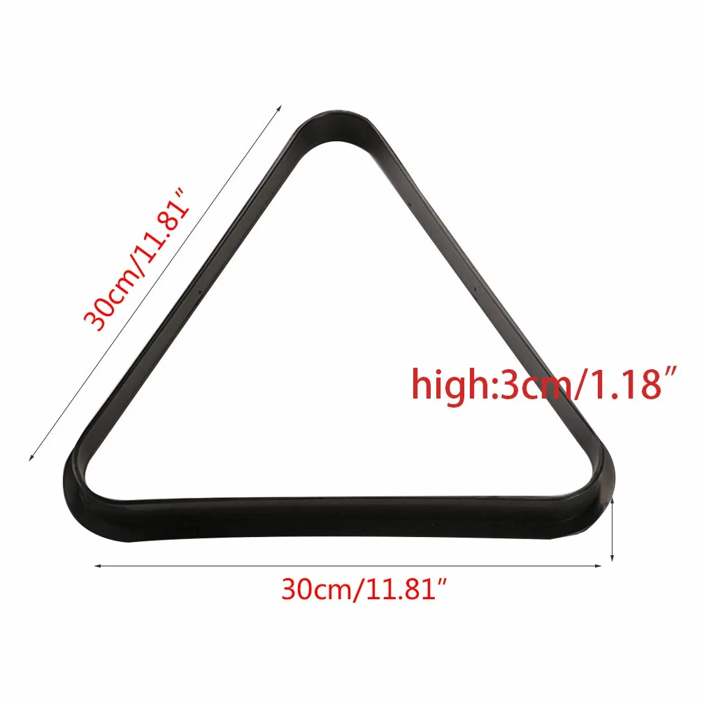 Plastica Triangolo Rastrelliere Biliardo Inglesi Snooker Game Club Storage Accessori Rack