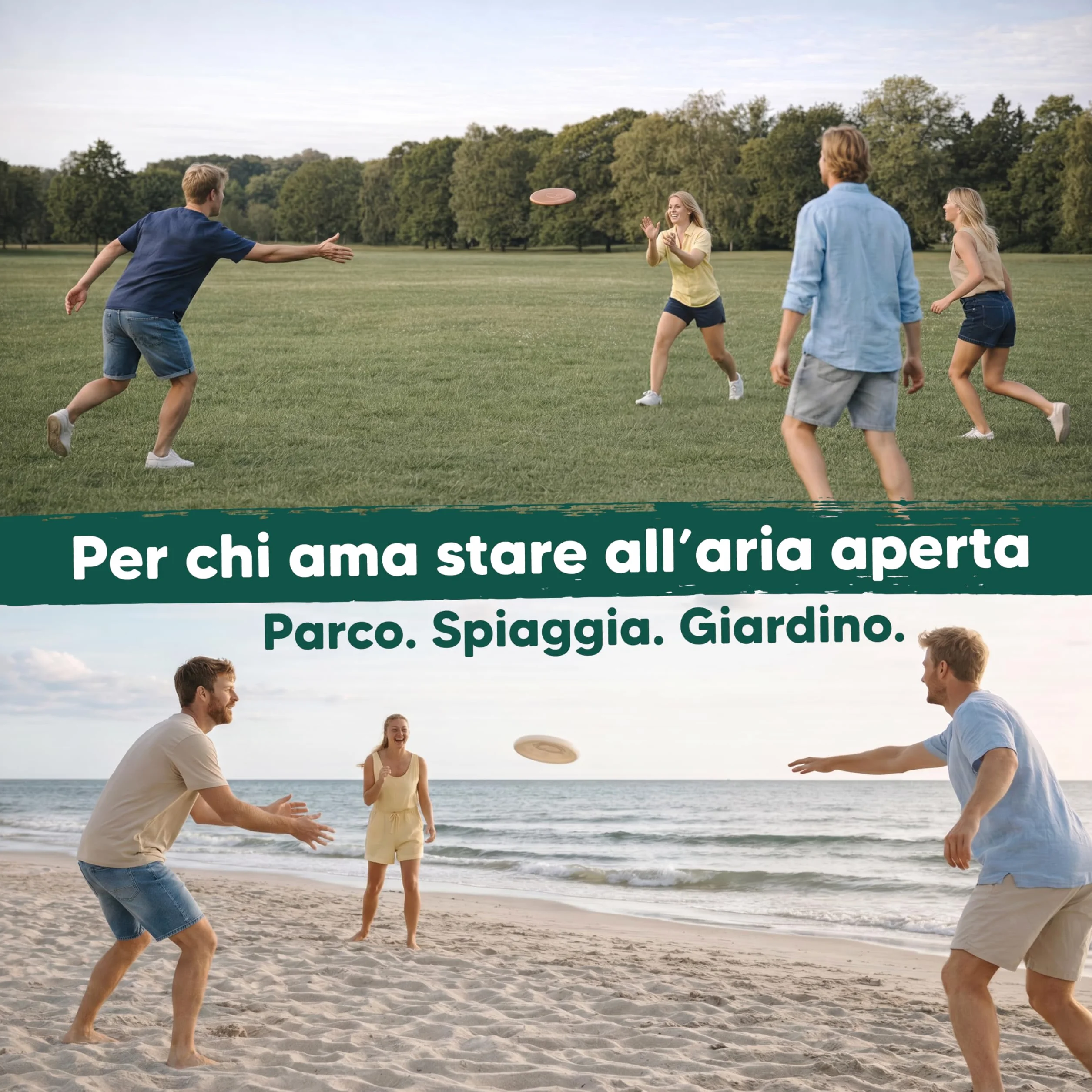 Frisbee Professionale 175g in Plastica Riciclata Antiscivolo per Spiaggia e Parco