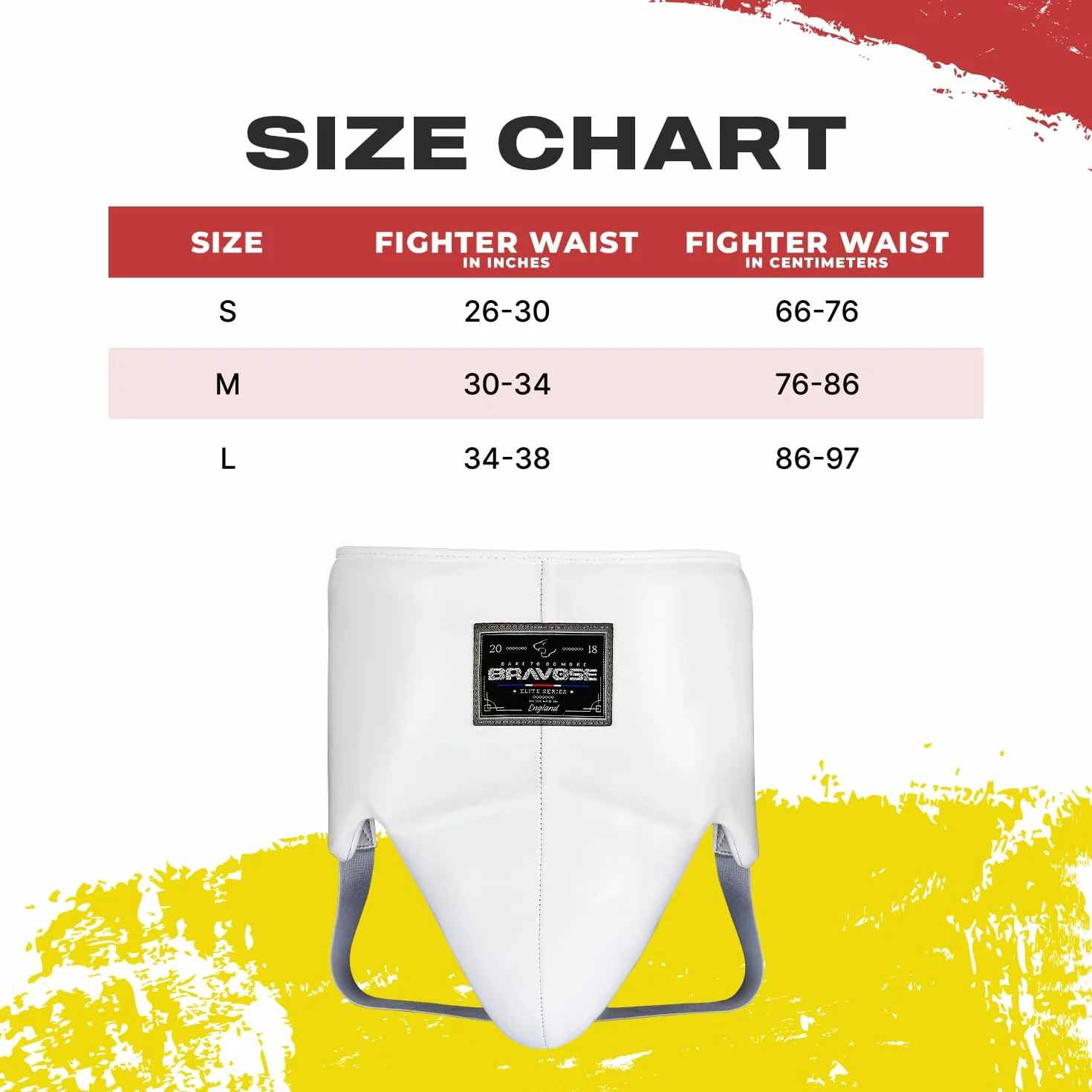 Bravose Elite2.0 Protezione inguinale boxe in pelle bovina per MMA e arti marziali