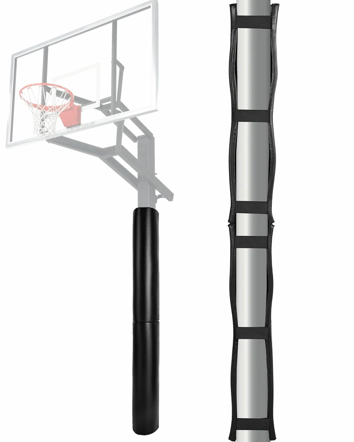 VEVOR Imbottitura Palo Basket 180 cm, Protezione per Barre Quadrate 40x40-115x115 mm e Tonde 50-160 mm