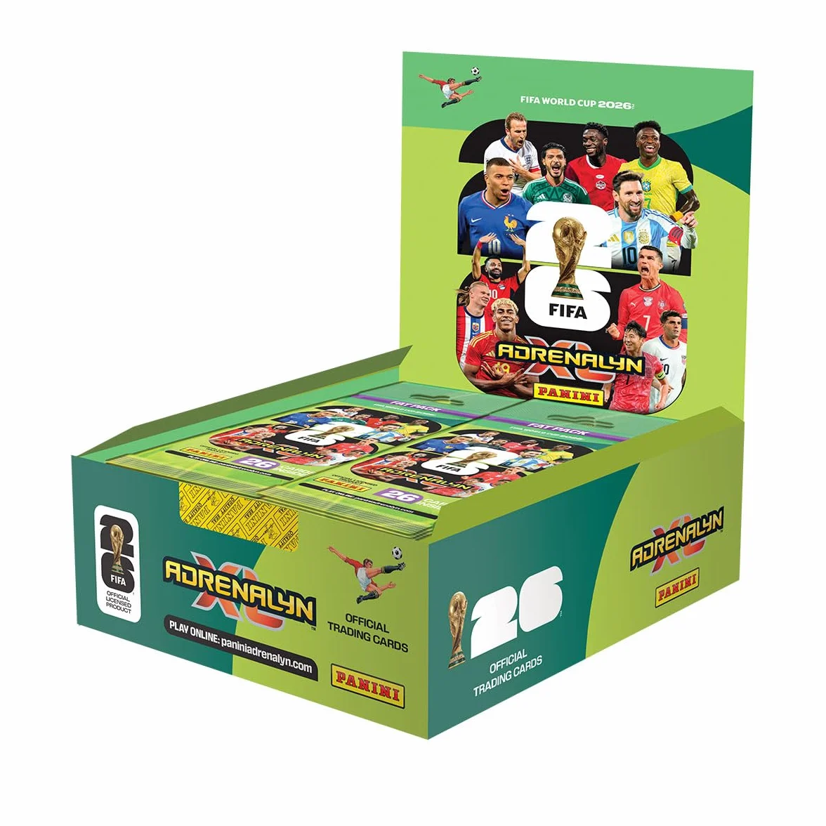 FIFA World Cup 2026 Adrenalyn XL Trading Cards Fatpack Box