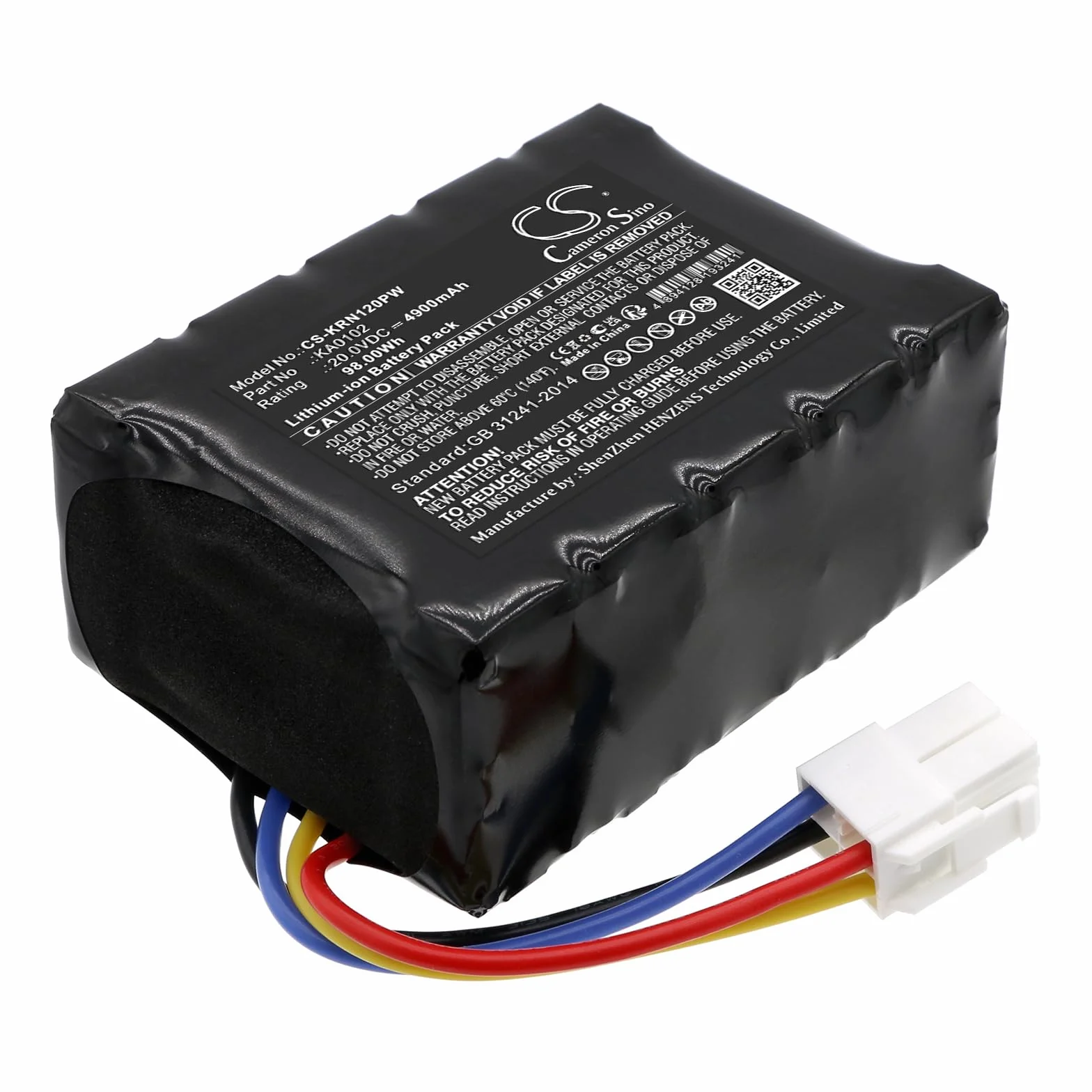 TECHTEK Batteria 4900mAh compatibile con Kress KR110 KR111 KR112 KR113 KR120E KR121 KR121E KR122 KR122E KR123E KR160E KR160E.A KR161E KR171E KR172 KR172E KR173 Mission RTKn 100 FBA