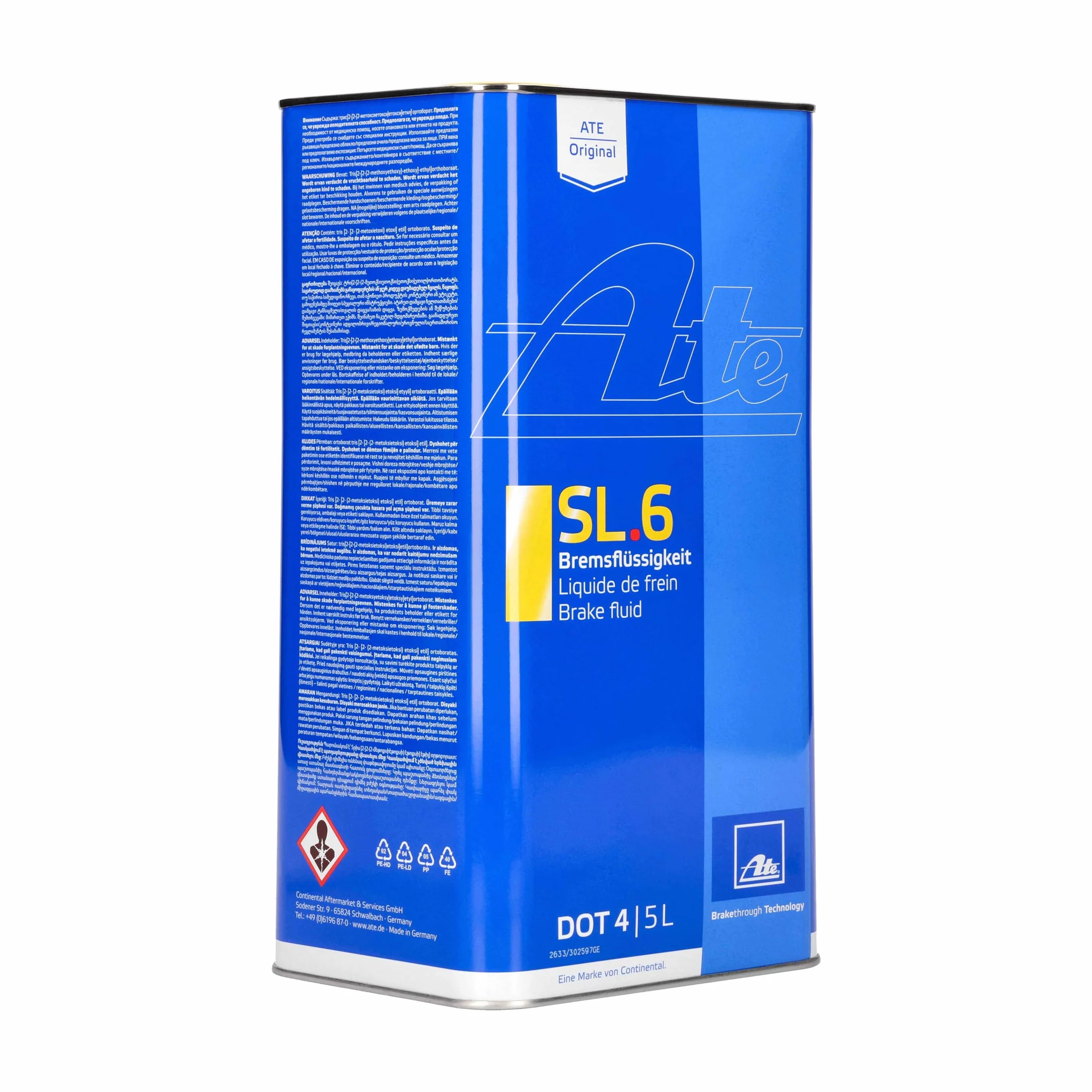 Bremsflüssigkeit DOT4 SL.6 5 Liter ATE JMC 5585504