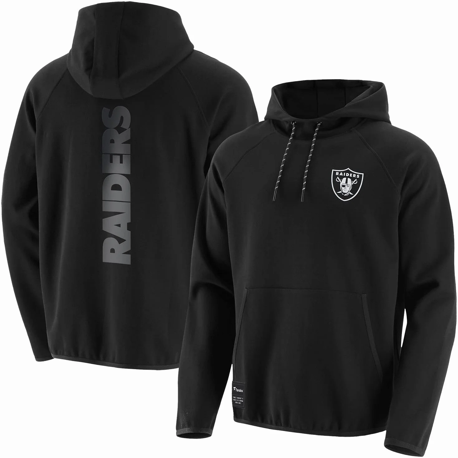 Fanatics Las Vegas Raiders NFL Interlock Hoody Backprint