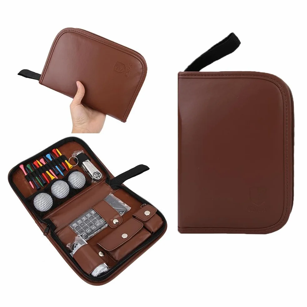 Kit di Attrezzi da Golf in Pelle, Strumento da Golf Sport Esterno per Golfista