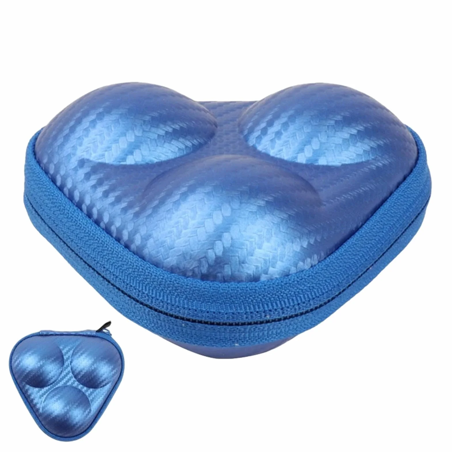 Borsa da golf porta palline portatile custodia con cerniera scatola rigida leggera