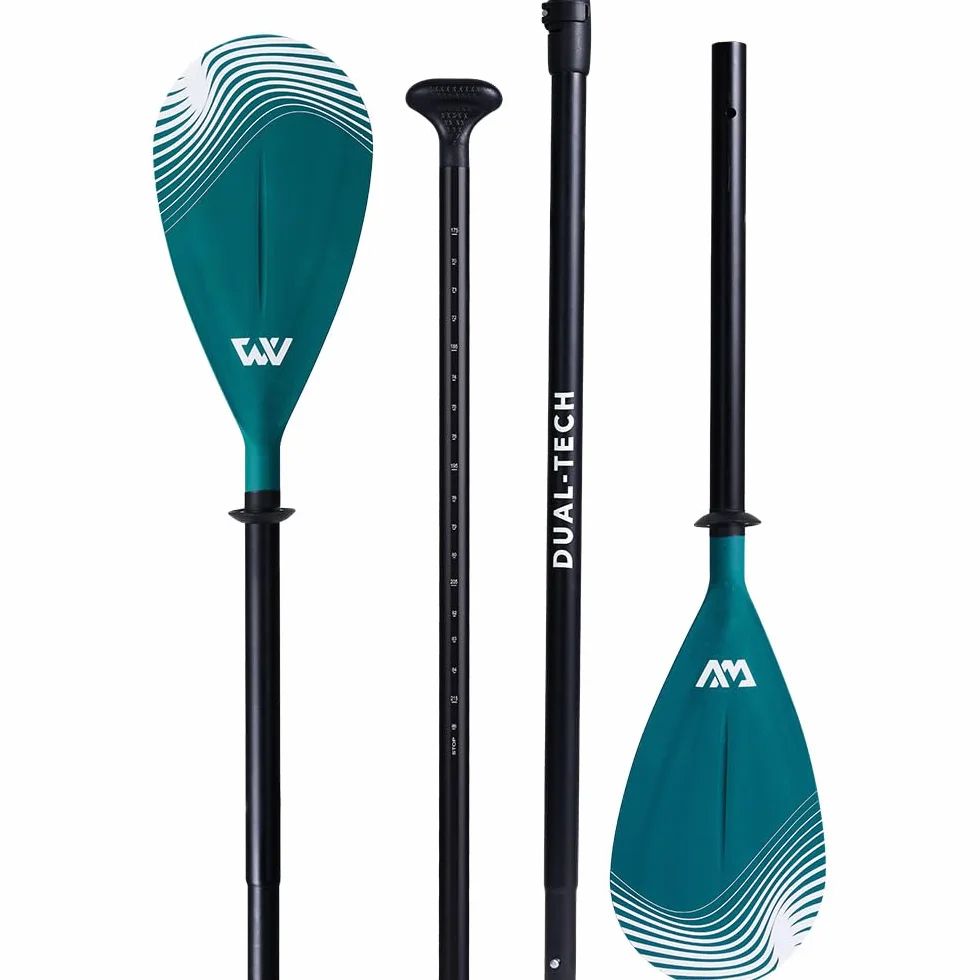 Aqua Marina Dual-Tech Dual-Tech Pagaia in Alluminio per SUP/Kayak 165-215cm (3-4 Sezioni) B0304614