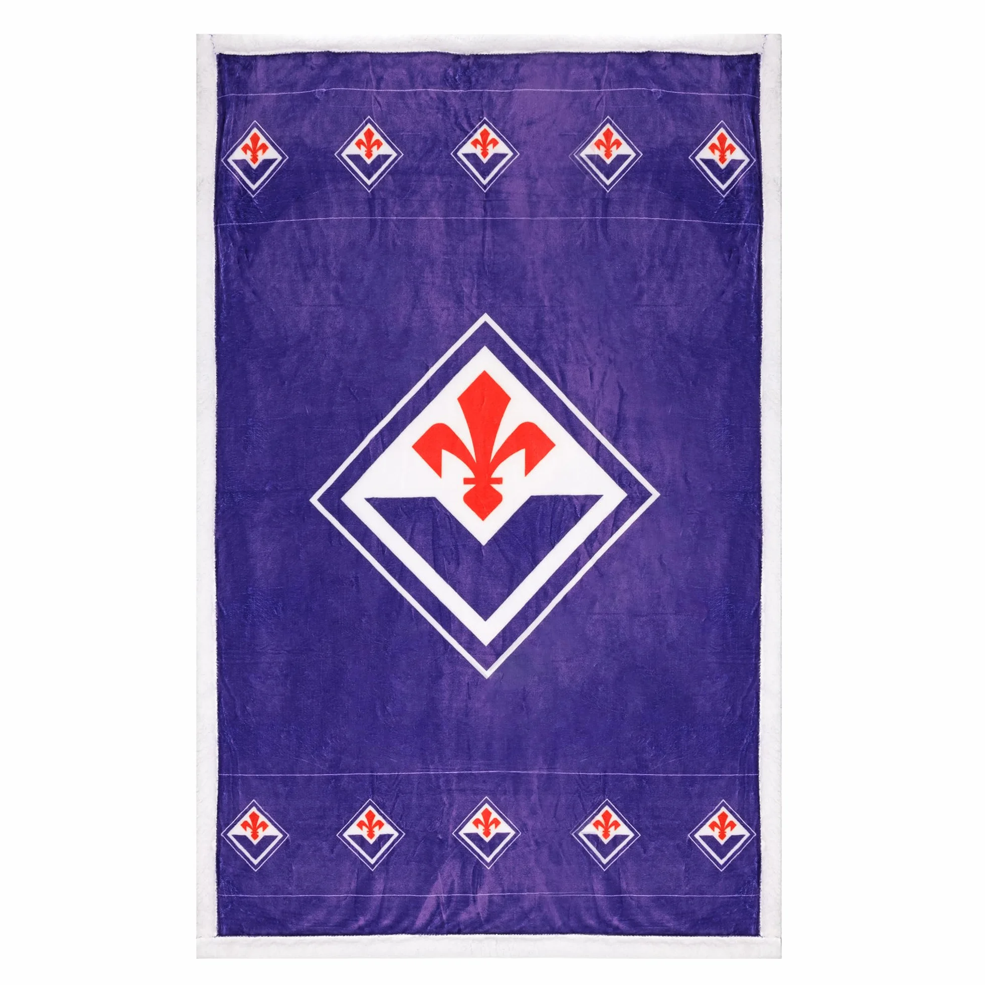 ACF Fiorentina Plaid sherpa agnellato 100x150 cm