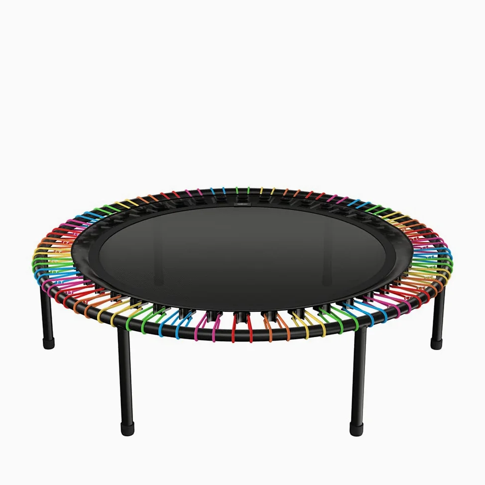 bellicon Trampolino fitness 100 – 125 cm | robuste gambe a vite e corda ad anello di sospensione fino a 150 kg (extra forte) | telaio in 3 pezzi | Made in Germany
