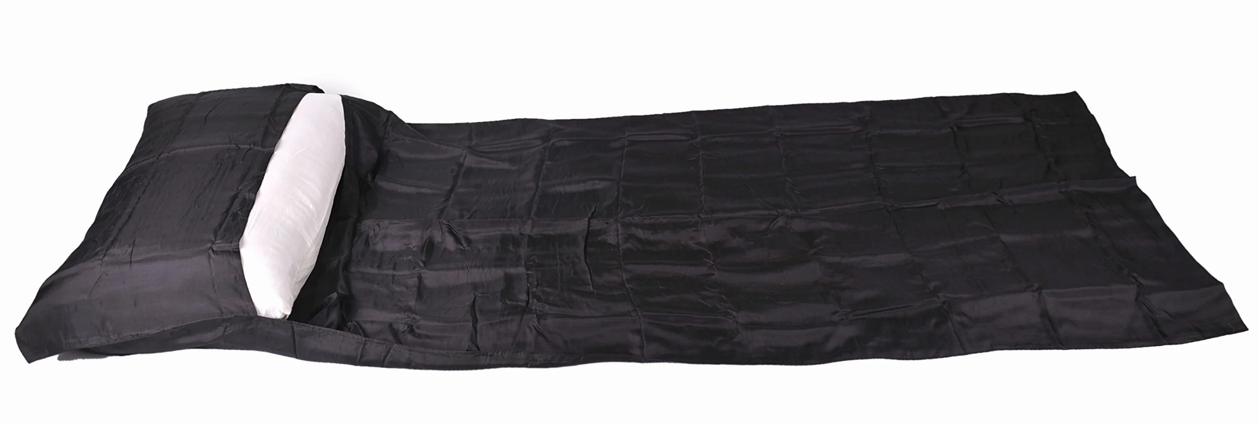 Marycrafts Lenzuolo Sacco a Pelo 100% Seta di Gelso 210x84 cm Fodera Interna Ultraleggera 120 g per Campeggio Trekking Viaggio