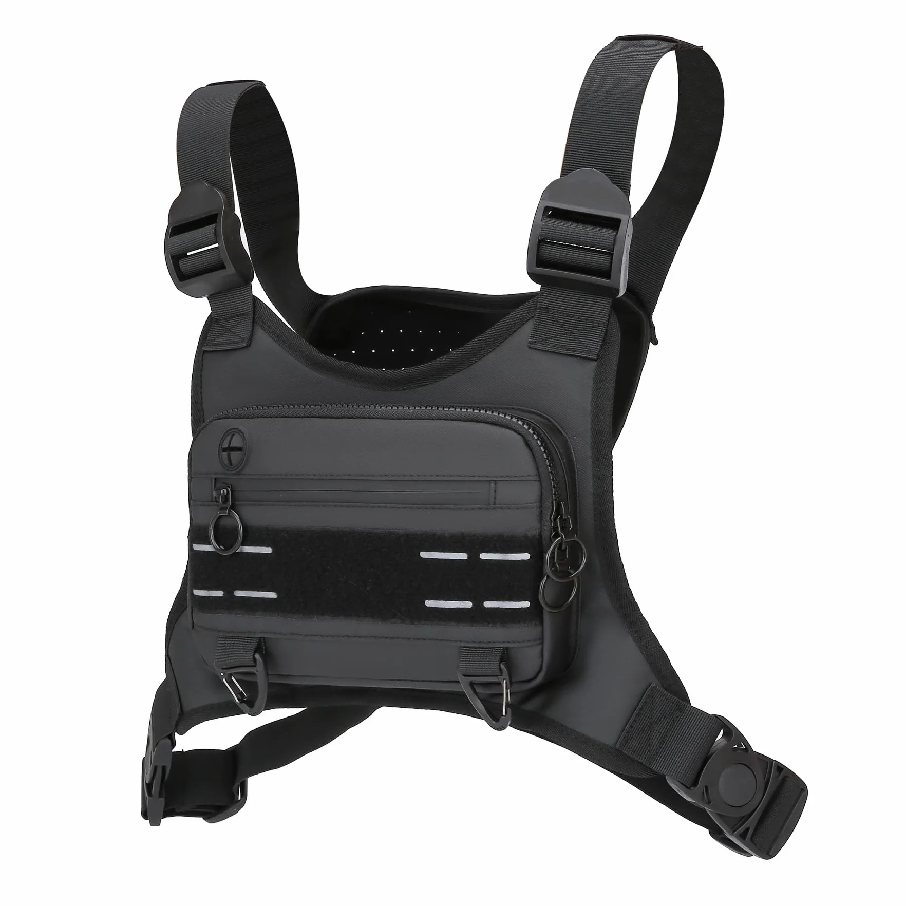 KOCULEMI Borsa Pettorale Impermeabile Uomo Donna Zaino Corsa Minimalista Porta Telefono Gilet Leggero