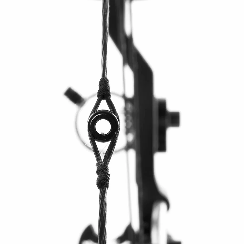Bow Sight Peep 1/4" 3/16" Compound Bow Peep Sight Tubi per Arco 3Pcs
