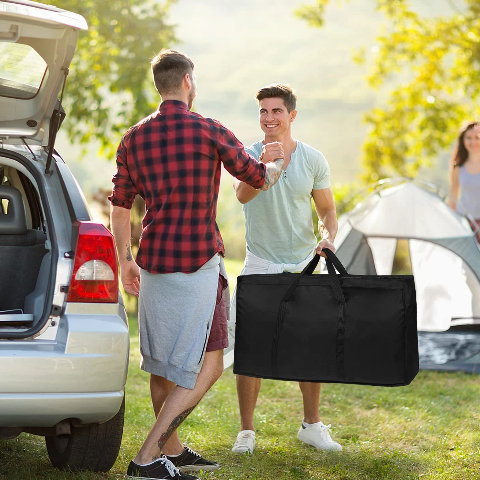 Pieghevole Cucina da Campeggio Armadio con Telaio in Alluminio e Borsa per Trasporto