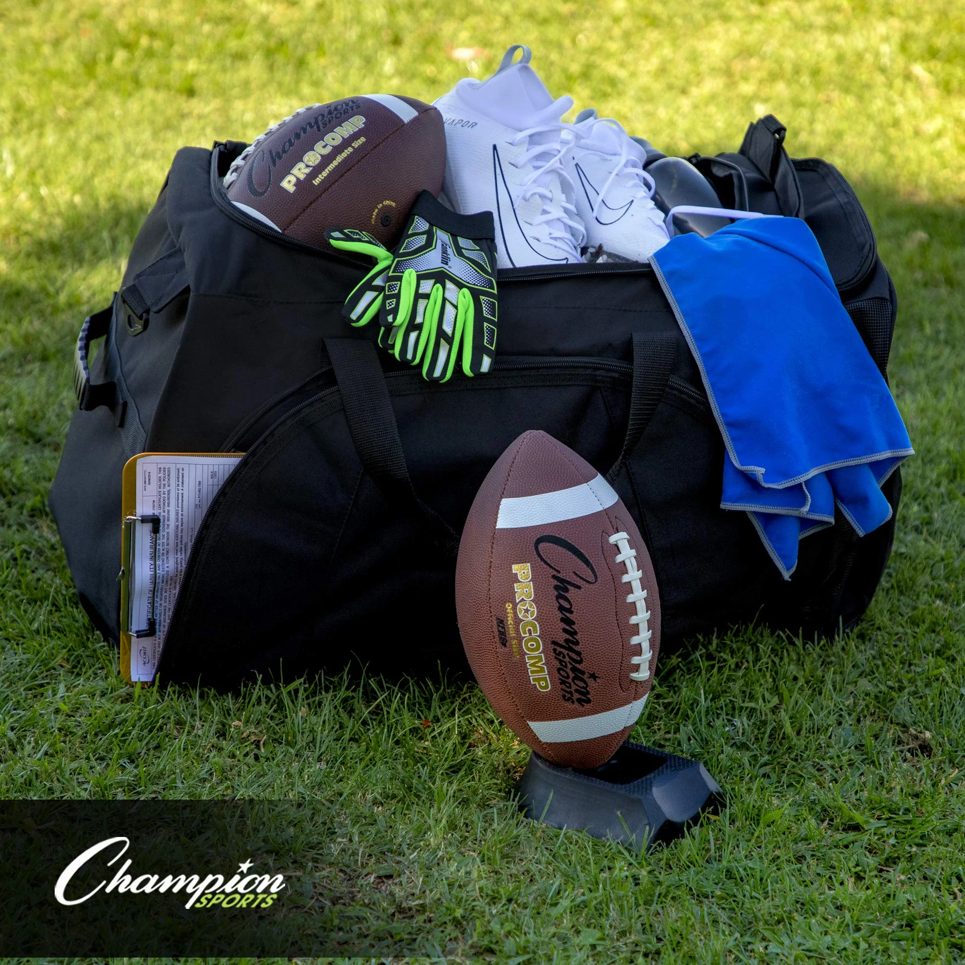 Champion Sports Football Kicking Tee Set – Supporto per palloni da calcio – Blocco per calci