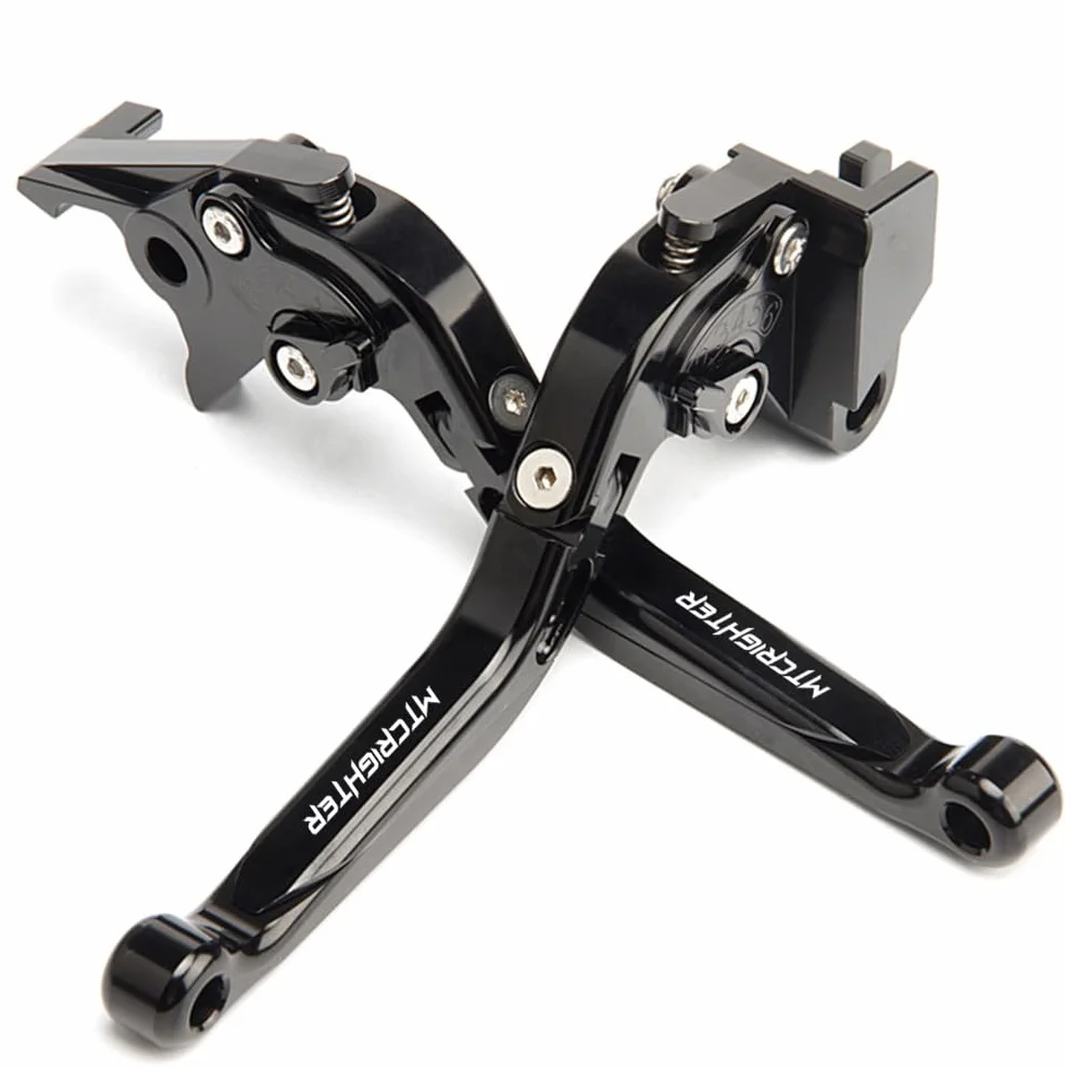 Per Royal Enfield Himalayan 450 Guerrilla 450 2024 2025 Leva freno pieghevole retrattile Leva frizione, in lega di alluminio CNC (Black)