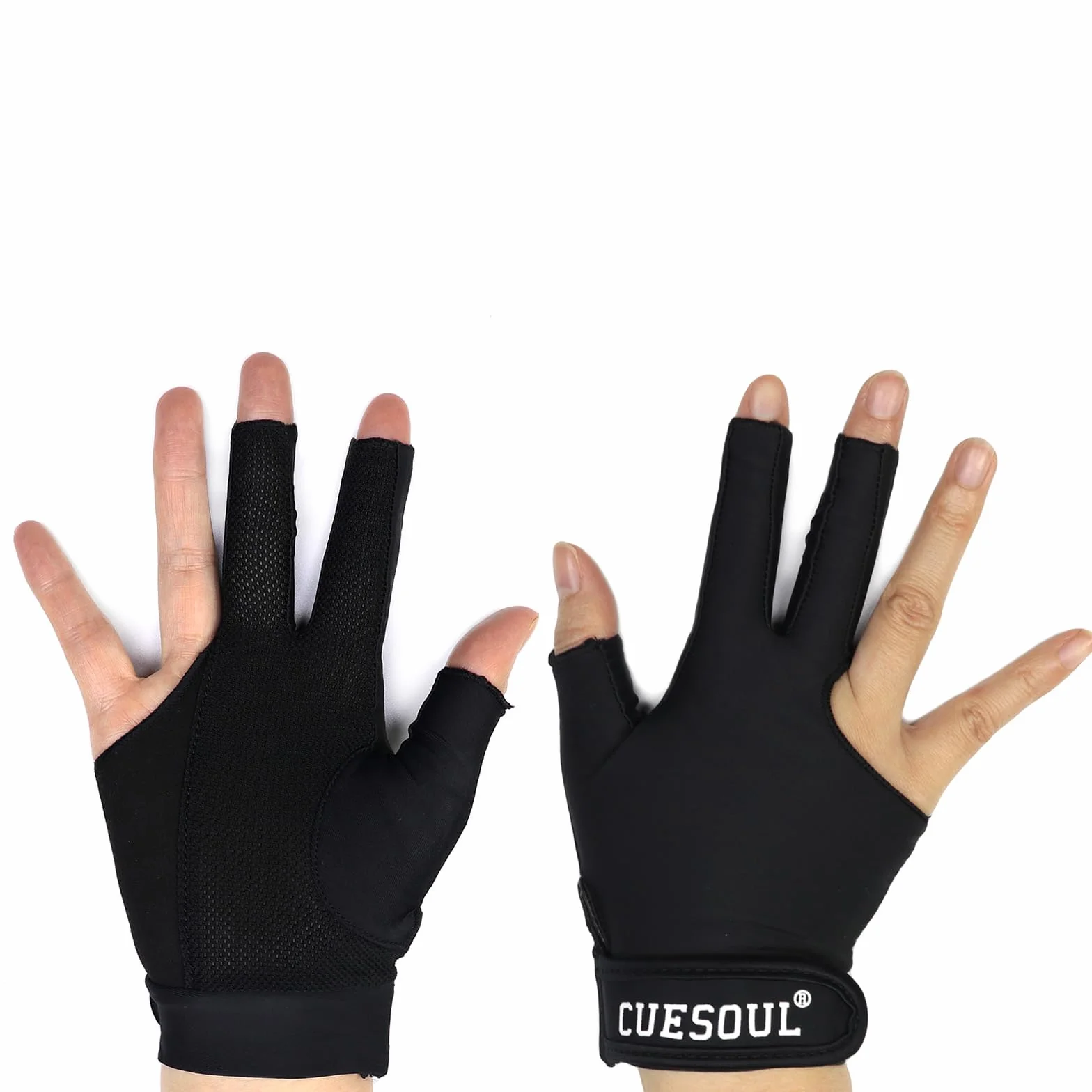 CUESOUL Guanti da Biliardo Mano Sinistra/Destra Ponte per Biliardo Snooker