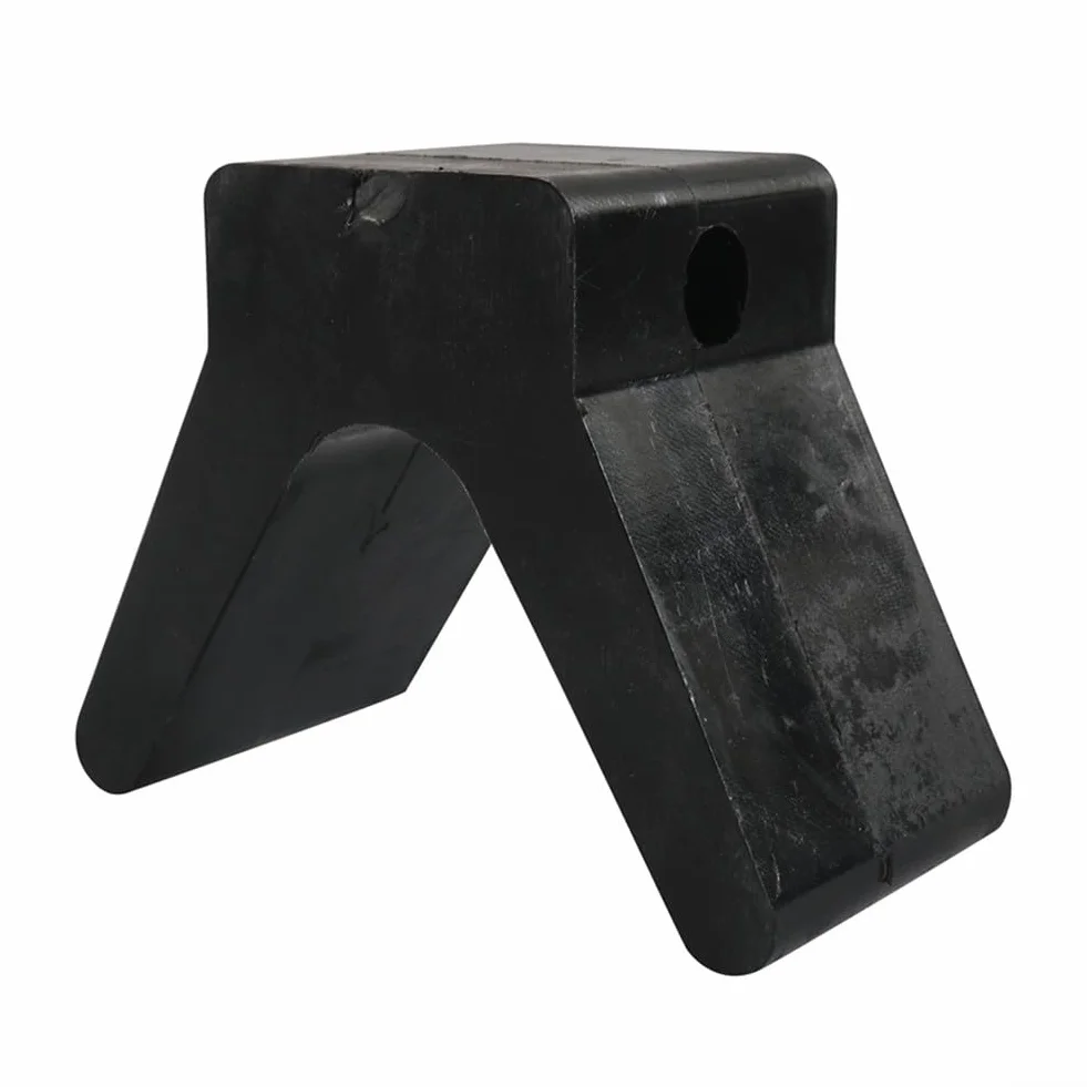 Blocco a V in poliuretano per rimorchio barca 5,1 cm nero 1 sztuka