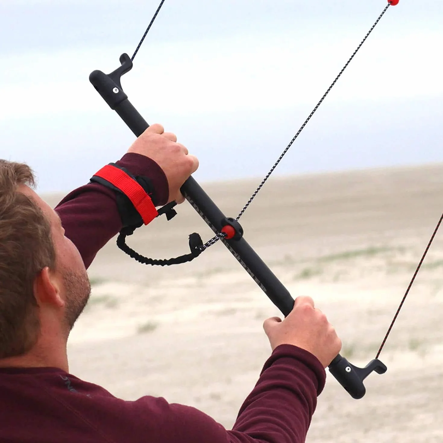 Wolkenstürmer Paraflex Trainer 310 cm Tappetino per lo sterzo 3 l 3.1 Kite & Windtrainer con barra di allenamento