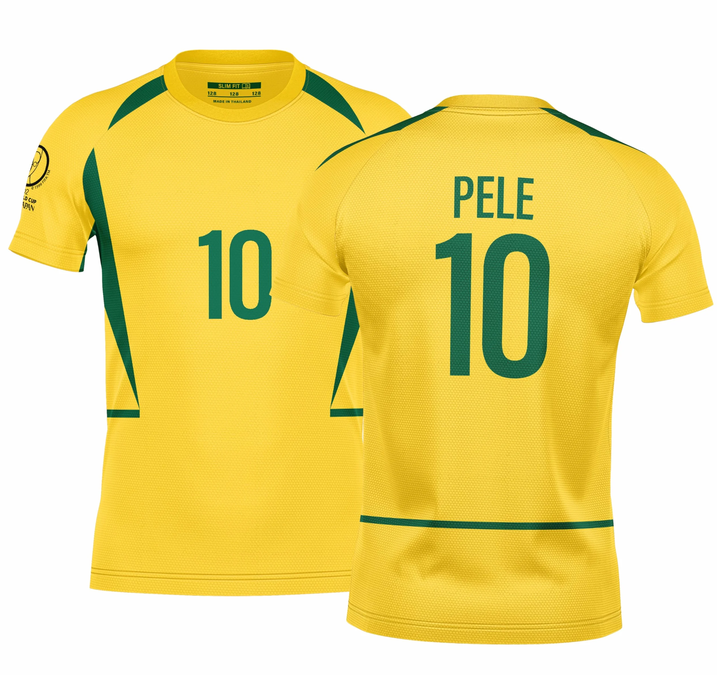 PraiseLight Brasile Nostalgie Limitato Ronaldo Pele Ronaldinho Home Calcio Set Pantaloncini Stile Nostalgico