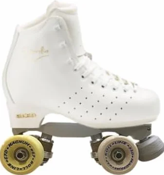 L'Estel Skates - Stivali Edea Esordio+Base Roll-Line Variant+Ruote Magnum - Pattinaggio Artistico Ruote
