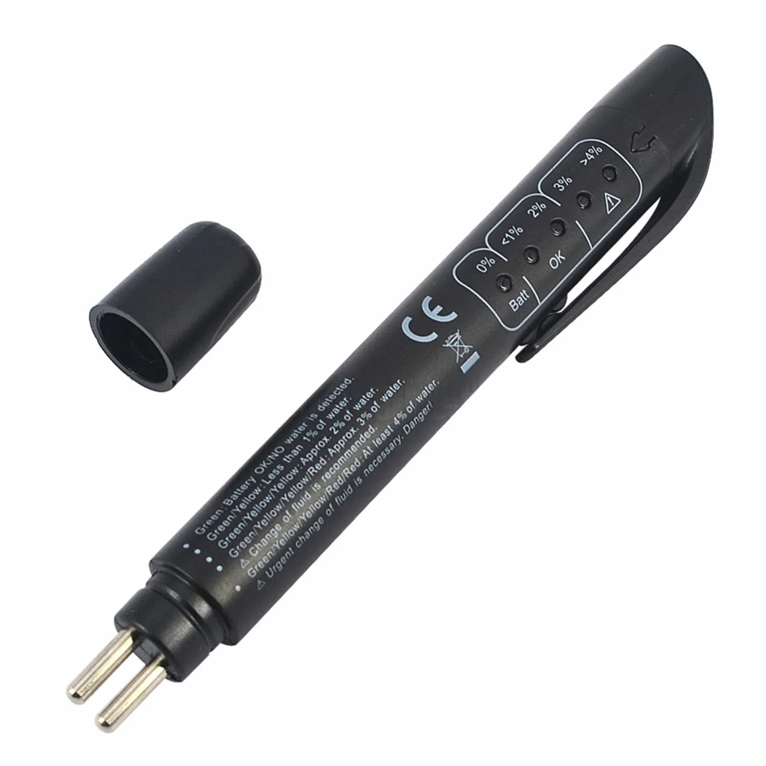 Tester per Olio dei Freni, con retroilluminazione Che Cambia Colore, Penna per Test 'Olio dei Freni, per Principianti, Professionisti, conducenti, Garage, officine, officine