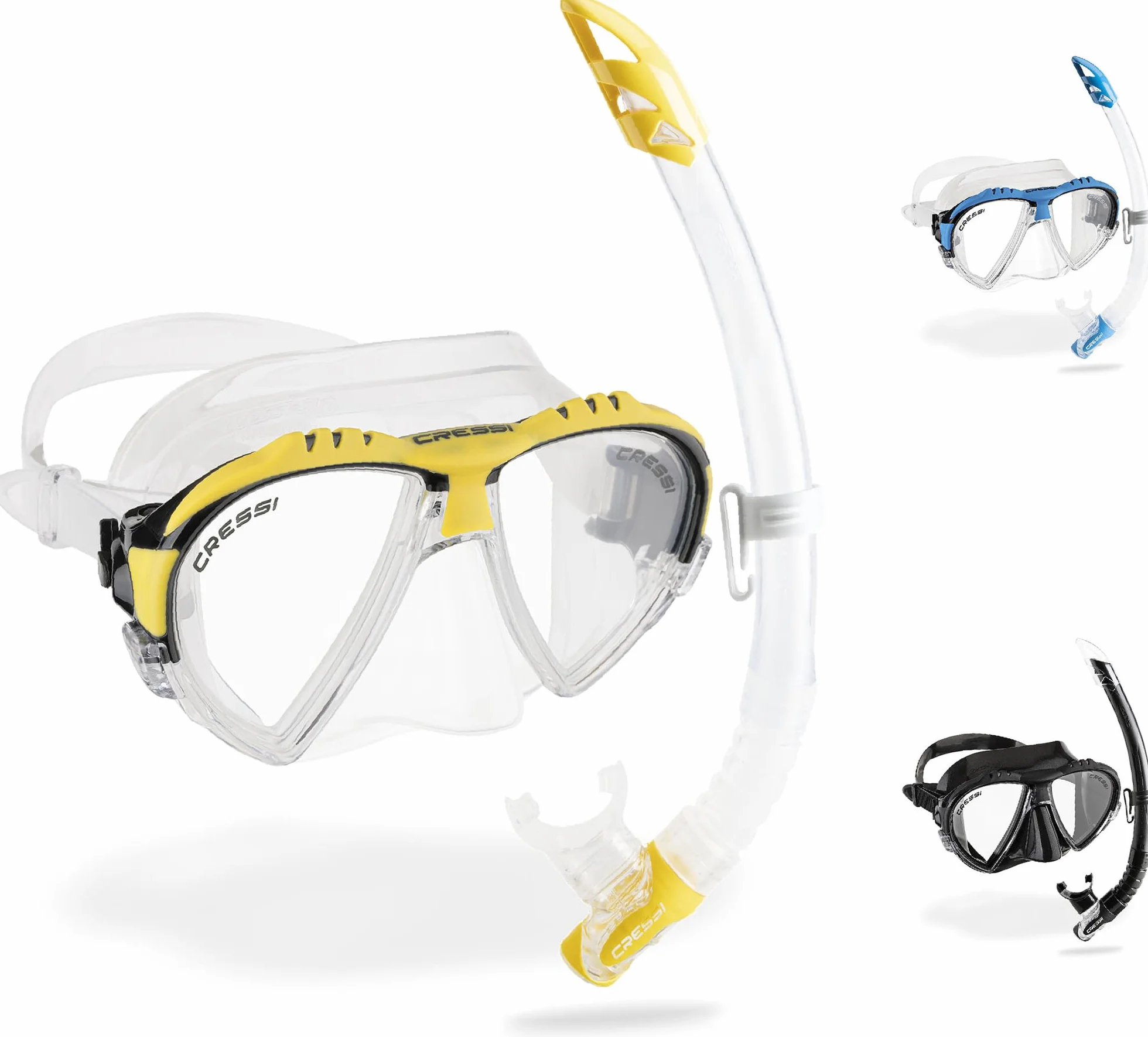 Cressi Matrix Maschera Set z Snorkel do Nurkowania i Snorkelingu Unisex Adulto