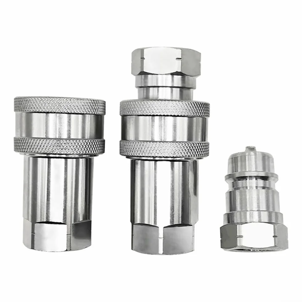 Accoppiatore idraulico ad alta pressione 3/8" 1/4" NPT attacco rapido per trattore