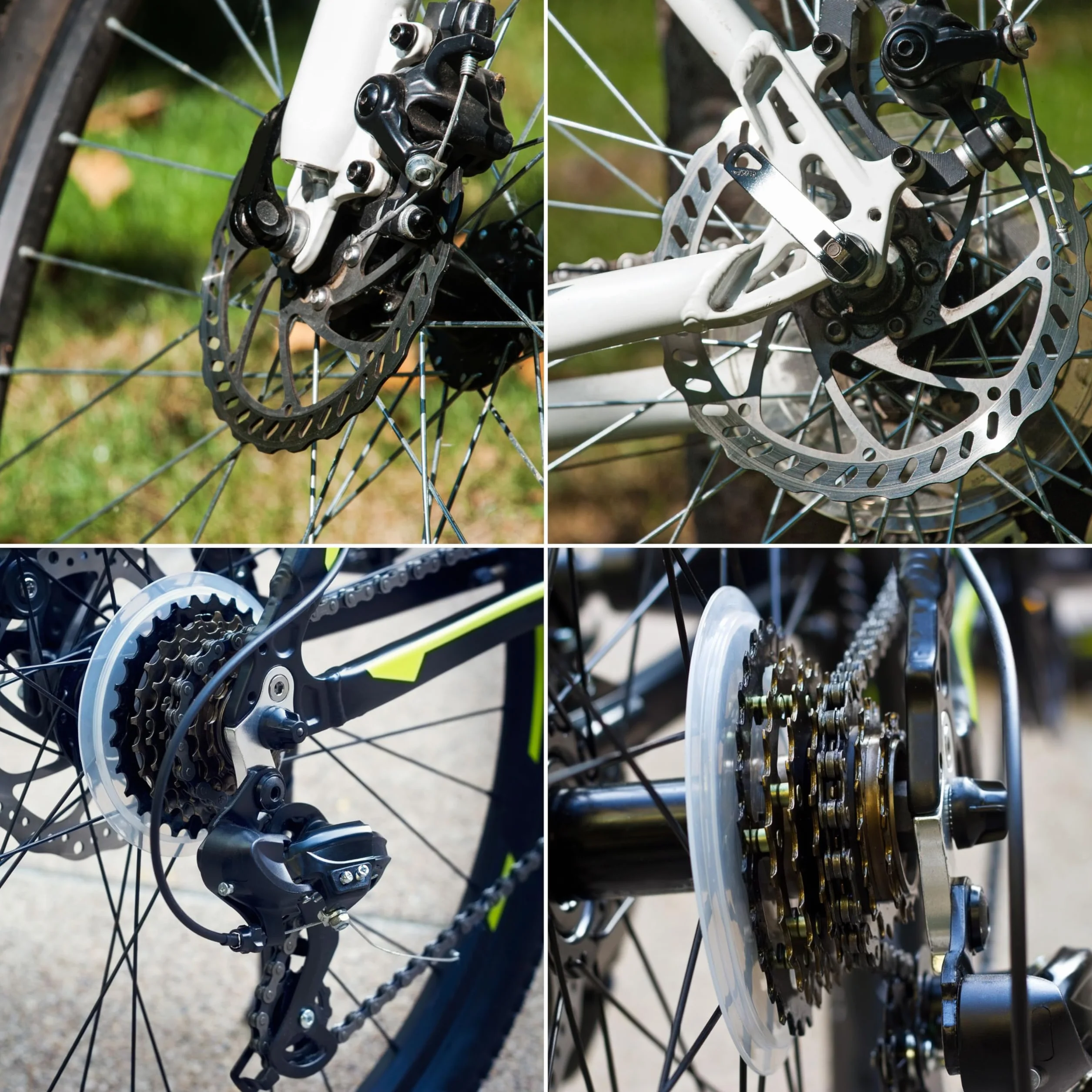 Set sganci rapidi bici perno passante 5x100 5x135 130-135 mm anteriore posteriore MTB strada trekking