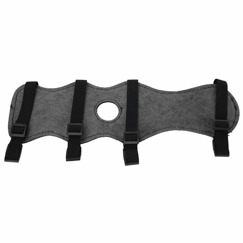 FTVOGUE Protezione del Braccio e Parabraccio Regolabile in 600D Nylon per Tiro con L'Arco Nero