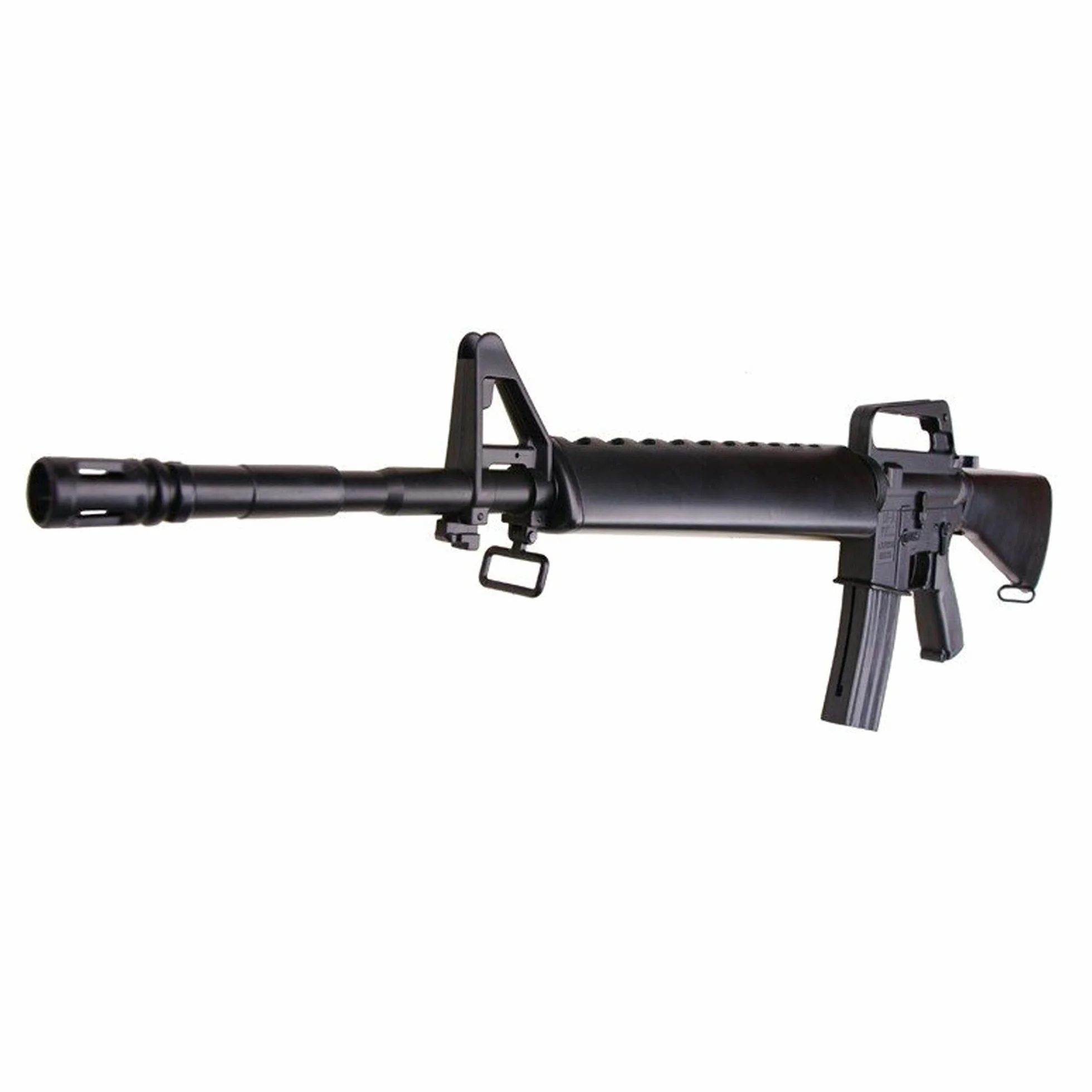 Fucile Airsoft M16-A2 Molla Singolo Plastica Alta Resistenza Nero 0,5 Joule