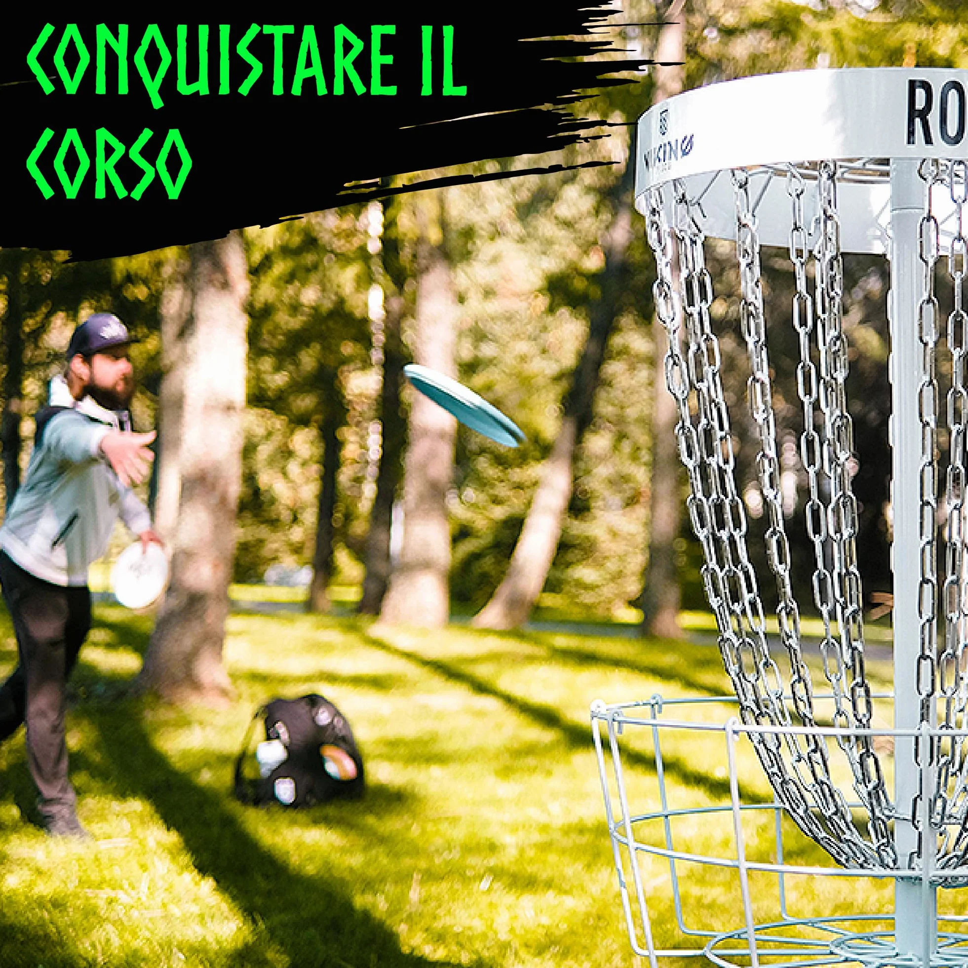 Viking Discs Ground Disc Golf Set 8 Dischi Frisbee Putter Mid-Range Fairway Driver Distance Driver