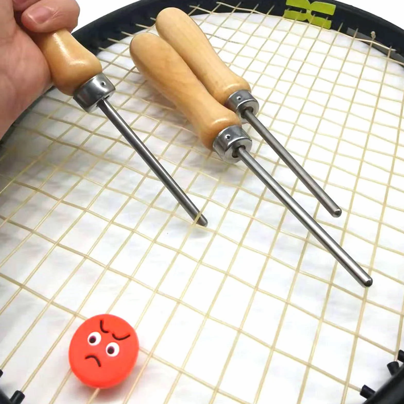 Punteruolo da Tennis 194 mm Strumento per Infilare in Acciaio Inossidabile