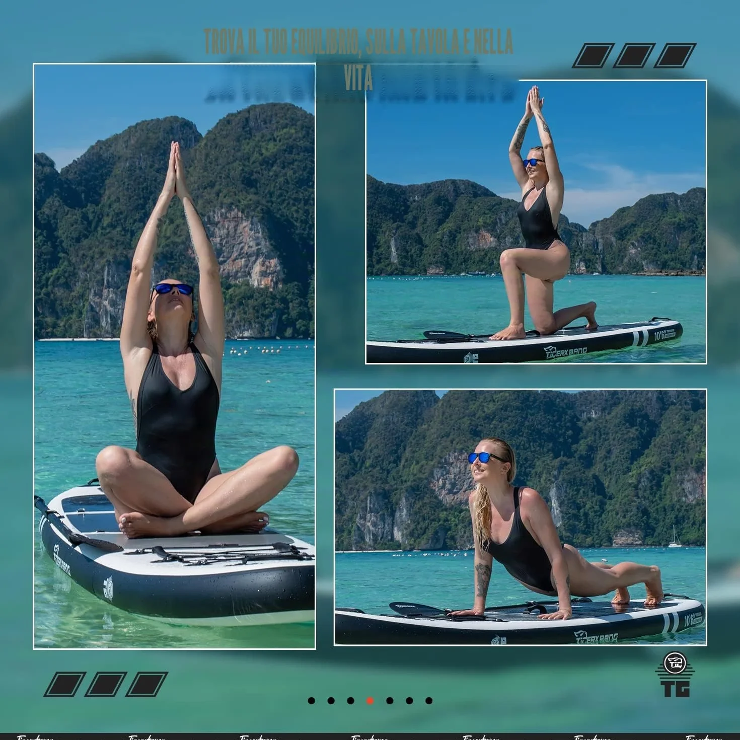 TIGERXBANG Stand Up Paddle Boards 10'6'' x 32'' x 6''丨10' x 31'' x 6'' with Premium SUP Board Accessories, Inflatable Paddle Boards for Adults/Kids Stand Up PaddleBoarding