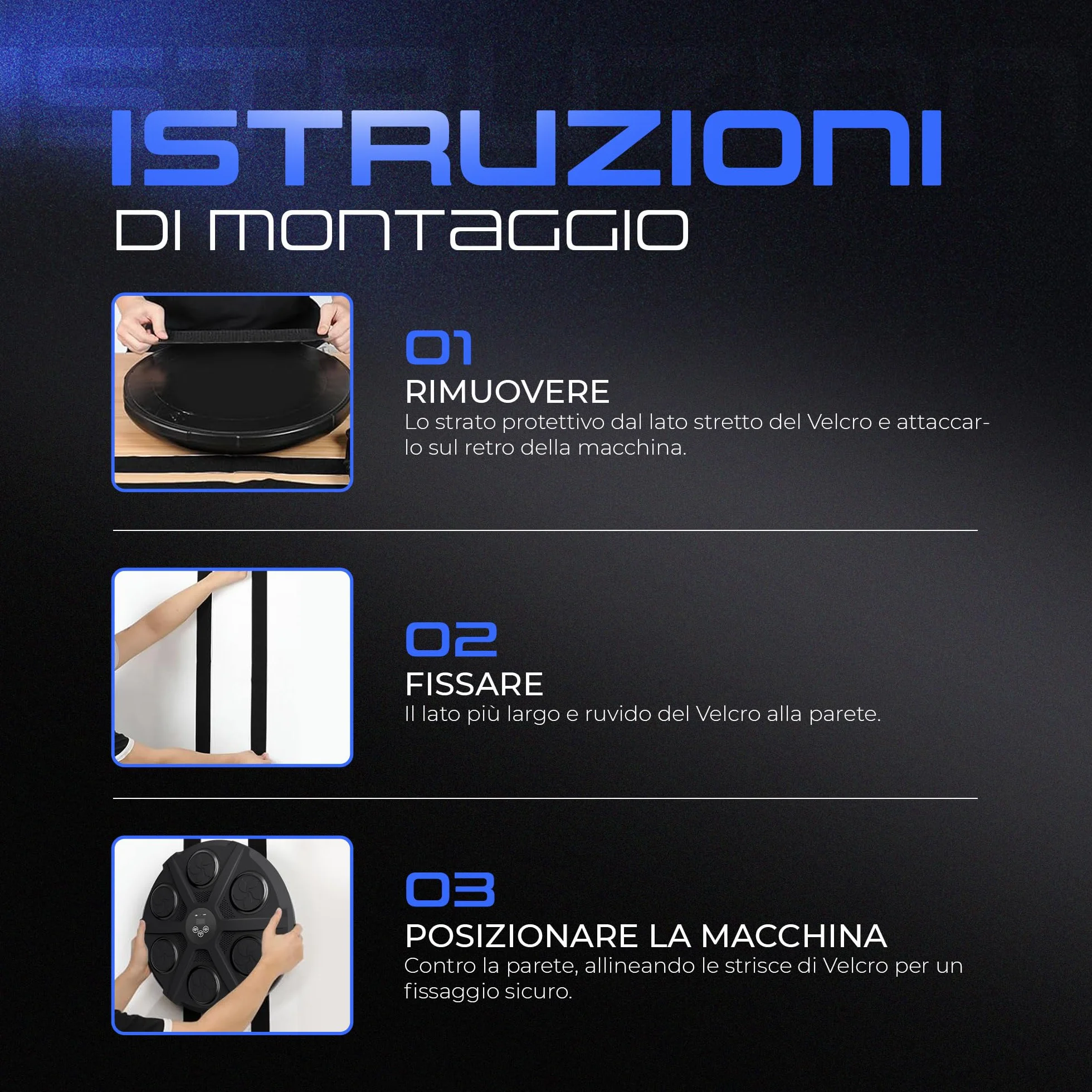 EZERO Beat Punch, la Music Boxing Machine 12 Livelli con Bluetooth & LED – Pannello Interattivo per Allenamento di Boxe a Casa – Migliora Riflessi & Resistenza – Set Completo con Accessori