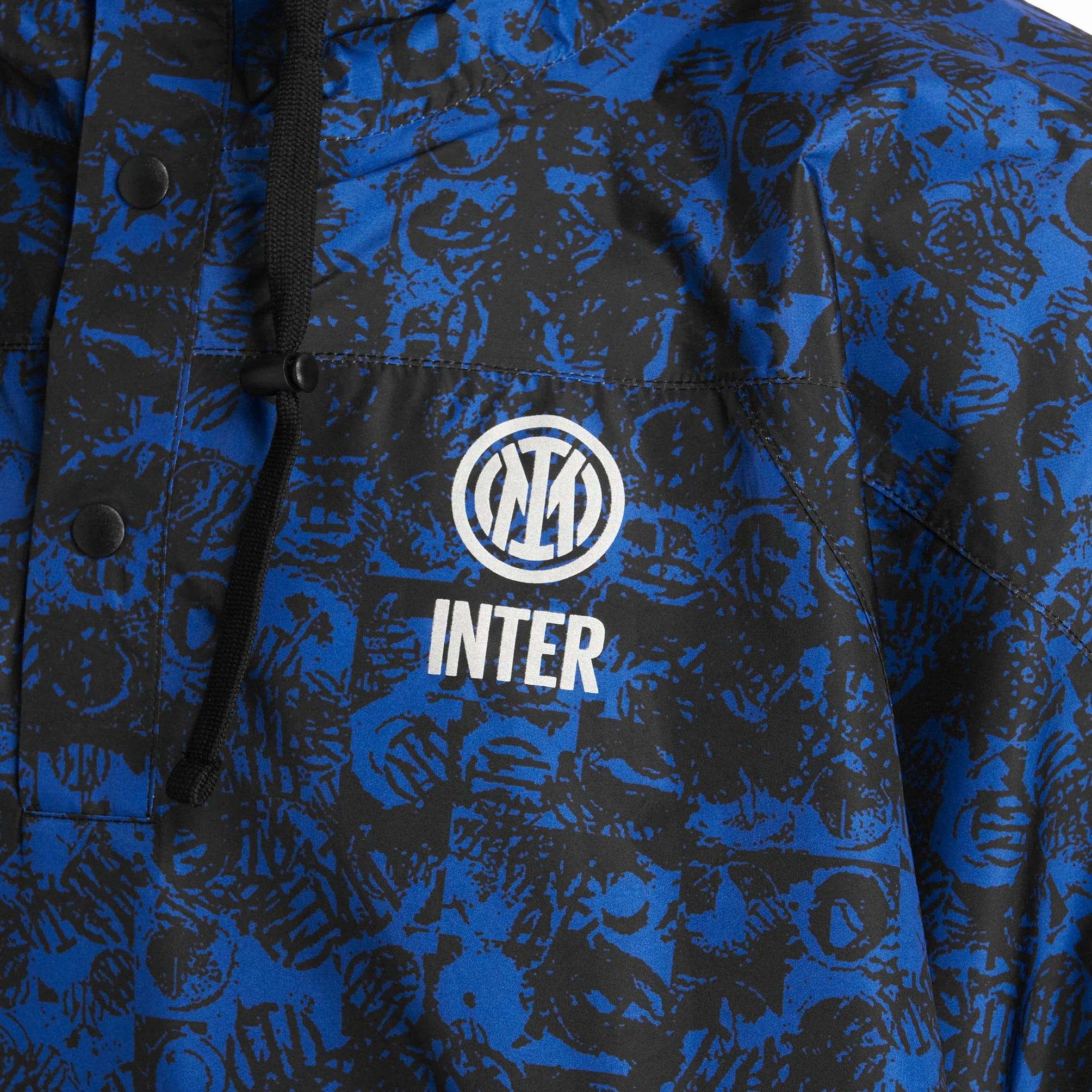 Inter - Giacca/Poncho Impermeabile, Collezione Esclusiva Rain, Unisex-Adulto, Adatta per Tutte le Stagioni e Occasioni, Prodotto Ufficiale