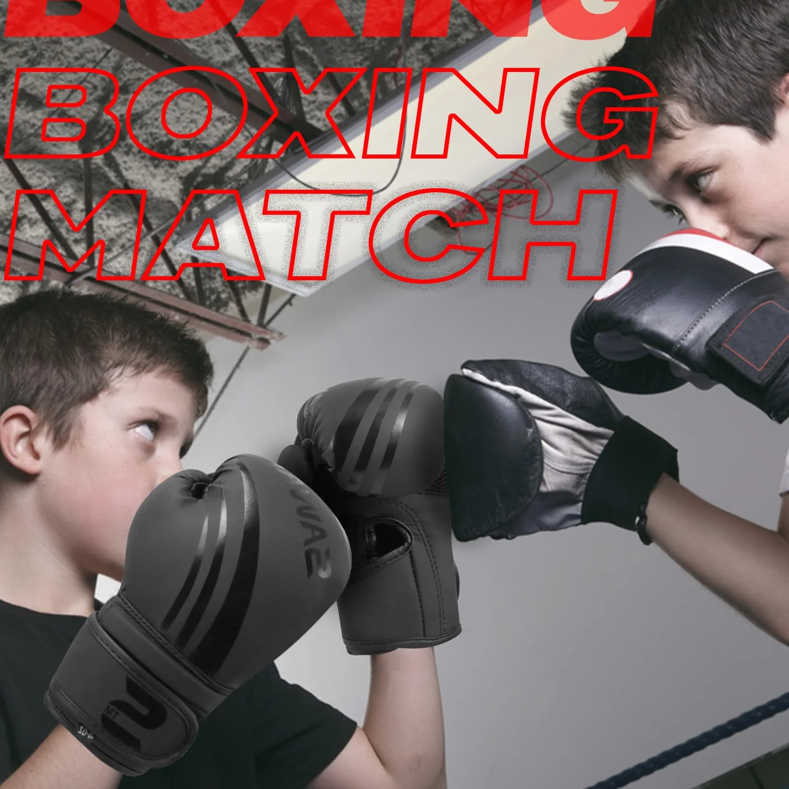 SAWANS Guantoni da Boxe per Bambini 2 Oz 4 6 Oz Sparring Kickboxing MMA