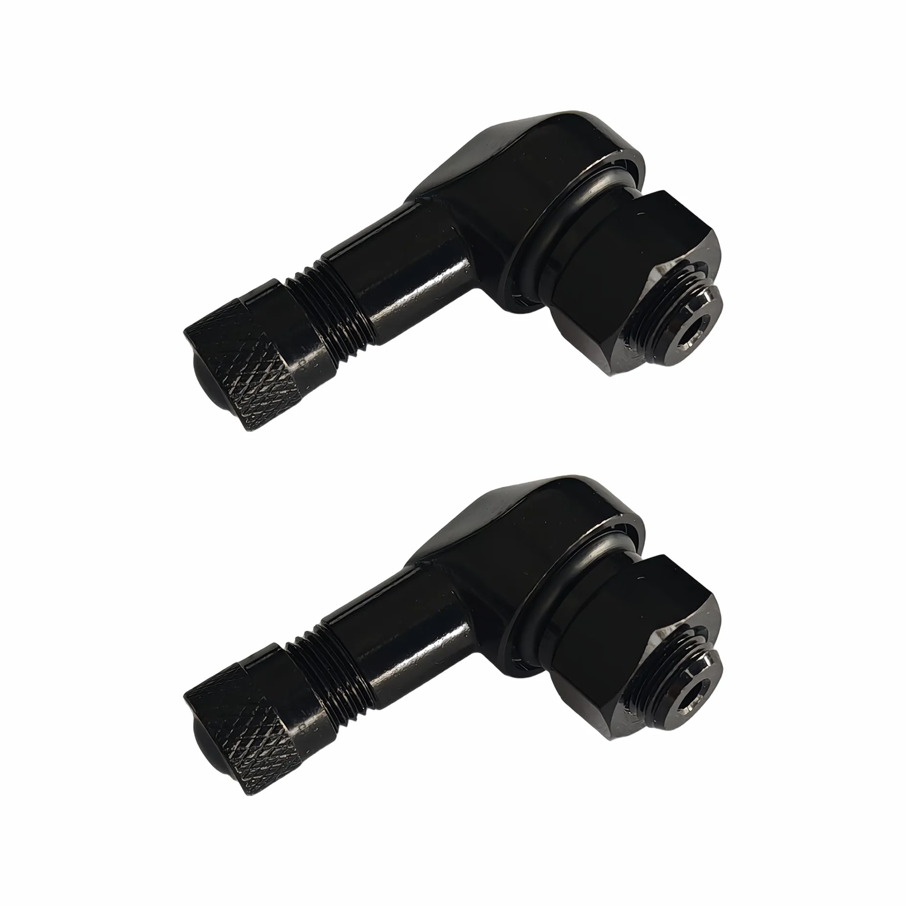 2 Pezzi Valvole Angolare per Motocicletta, Adattatore di Estensione Valvola 8,3 Mm per La Maggior Parte Pneumatici 90 Gradi per Pneumatici Moto Compatibili con Più Modelli