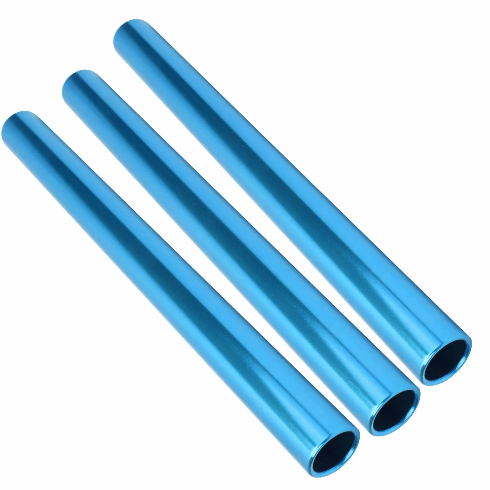 Relay Batons Track and Field Sprint 29 cm 3pcs Blu