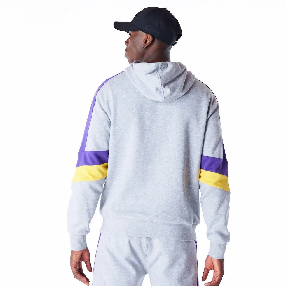 Los Angeles Lakers Hooded Pullover Felpa con Cappuccio Unisex Adulto