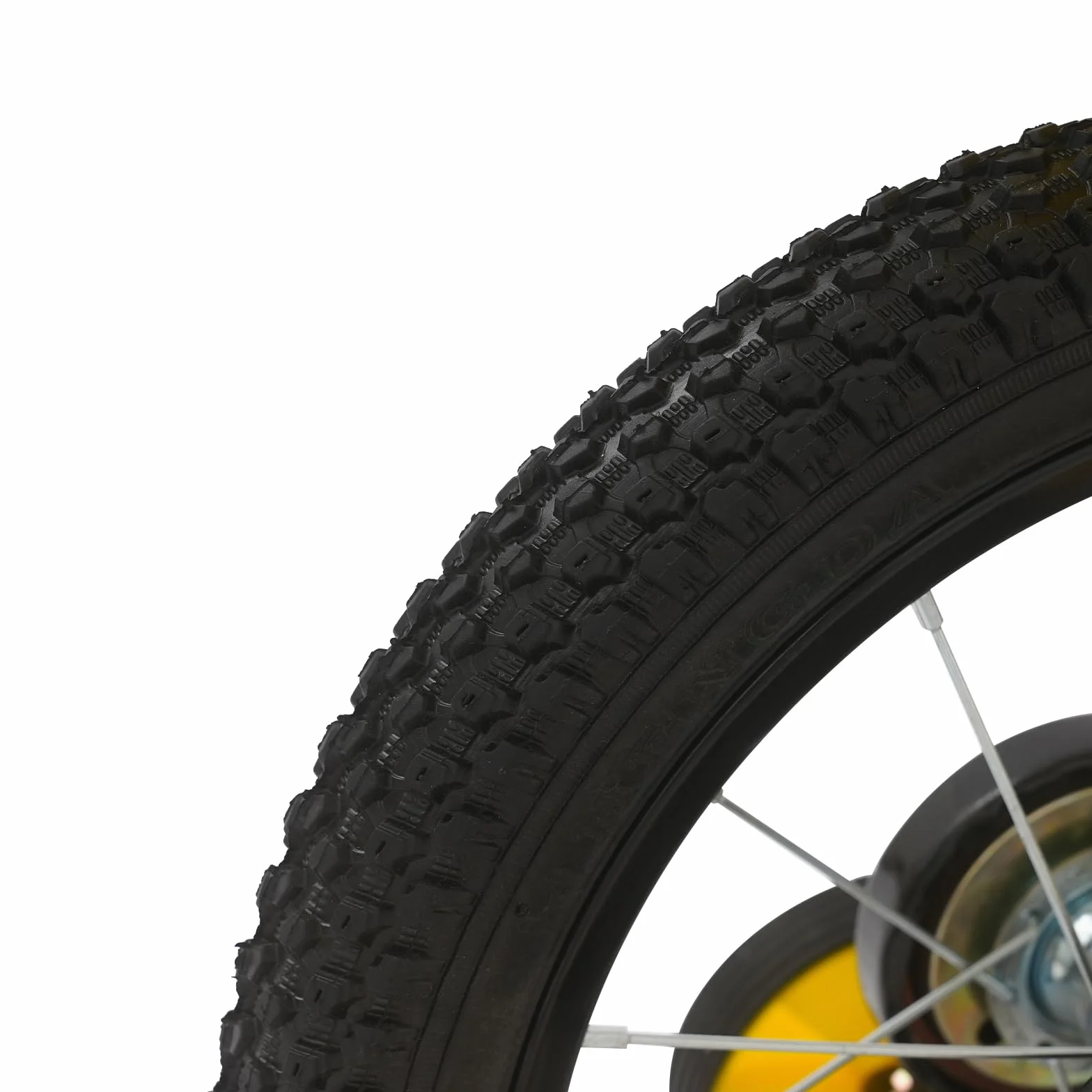Bicicletta per bambini 14 pollici con ruote di supporto e parafanghi, freno doppio, altezza regolabile 43-49 cm