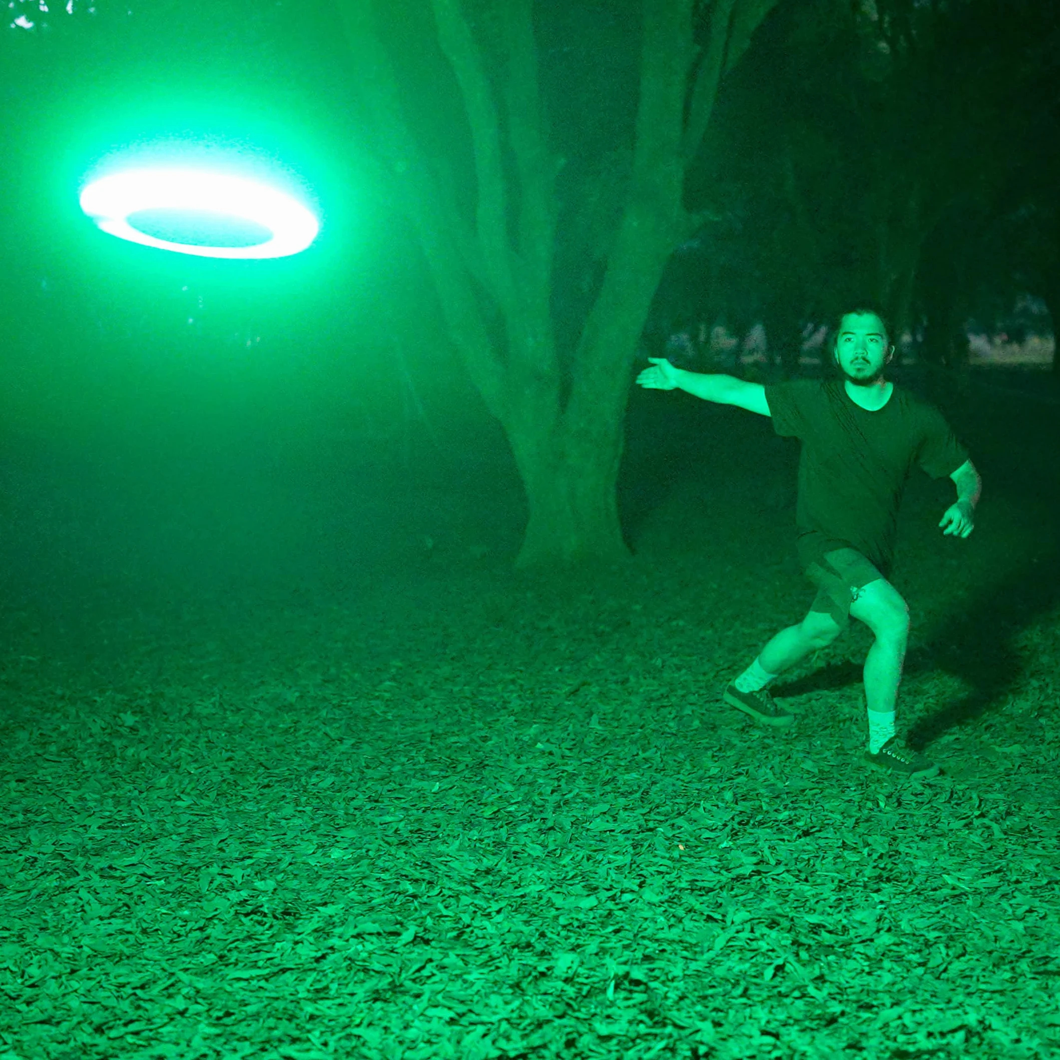 TOSY Frisbee Disco 36 LED 16 milioni di colori RGB ricaricabile