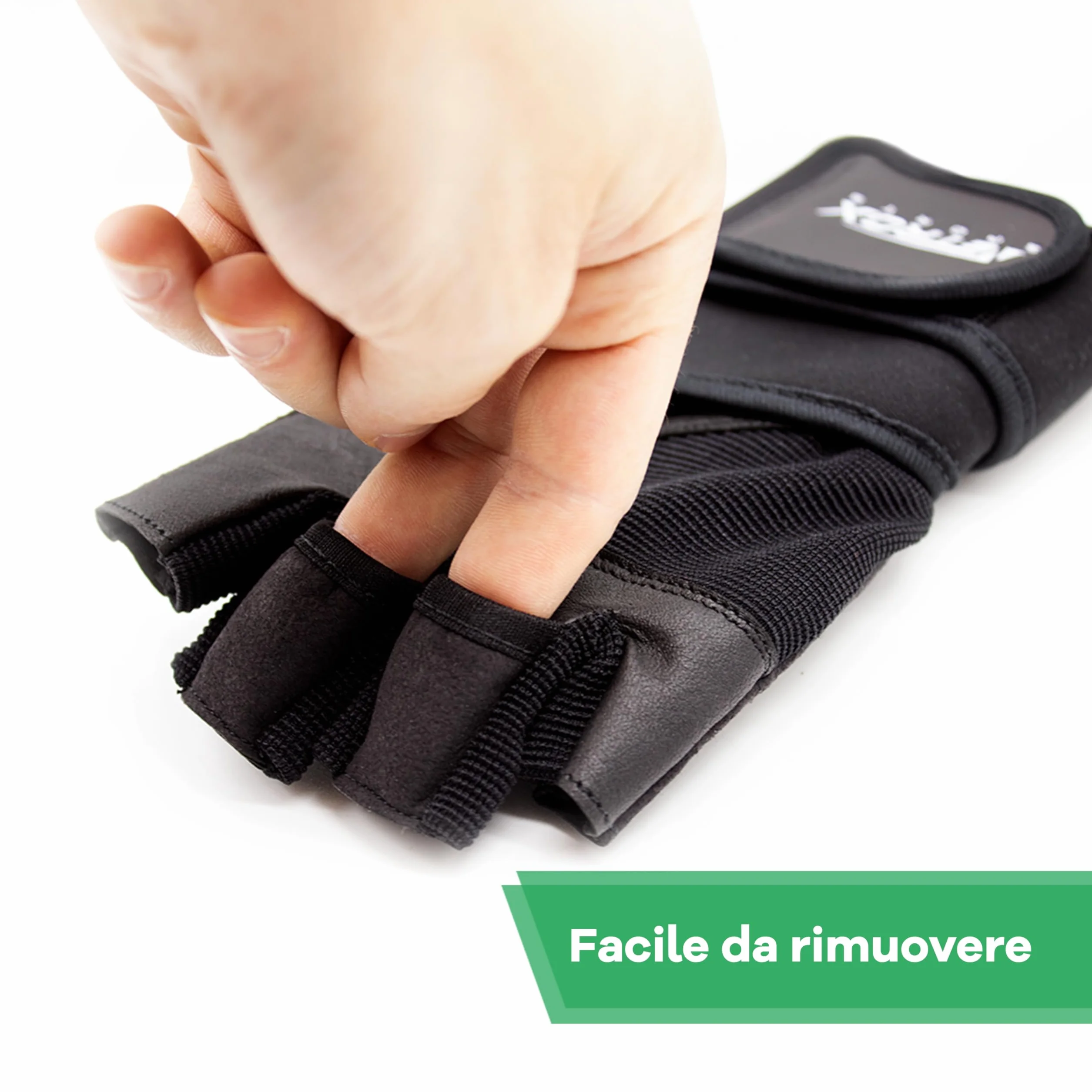 Guanti Palestra Uomo e Donna Vera Pelle 40cm Polsini Antiscivolo Traspirante Fitness