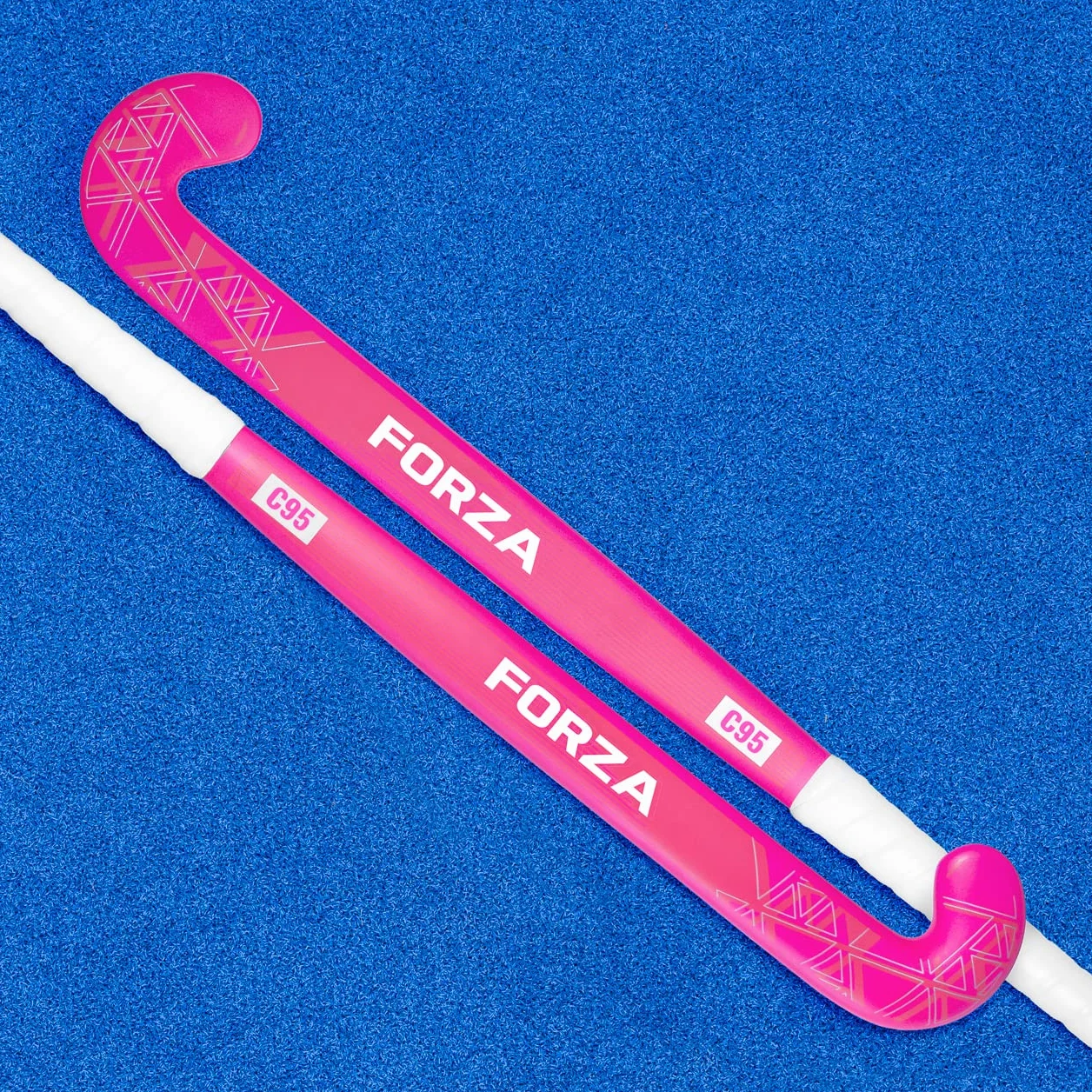 FORZA Mazze da Hockey in Fibra di Carbonio 95% Arco Basso Medio PRO