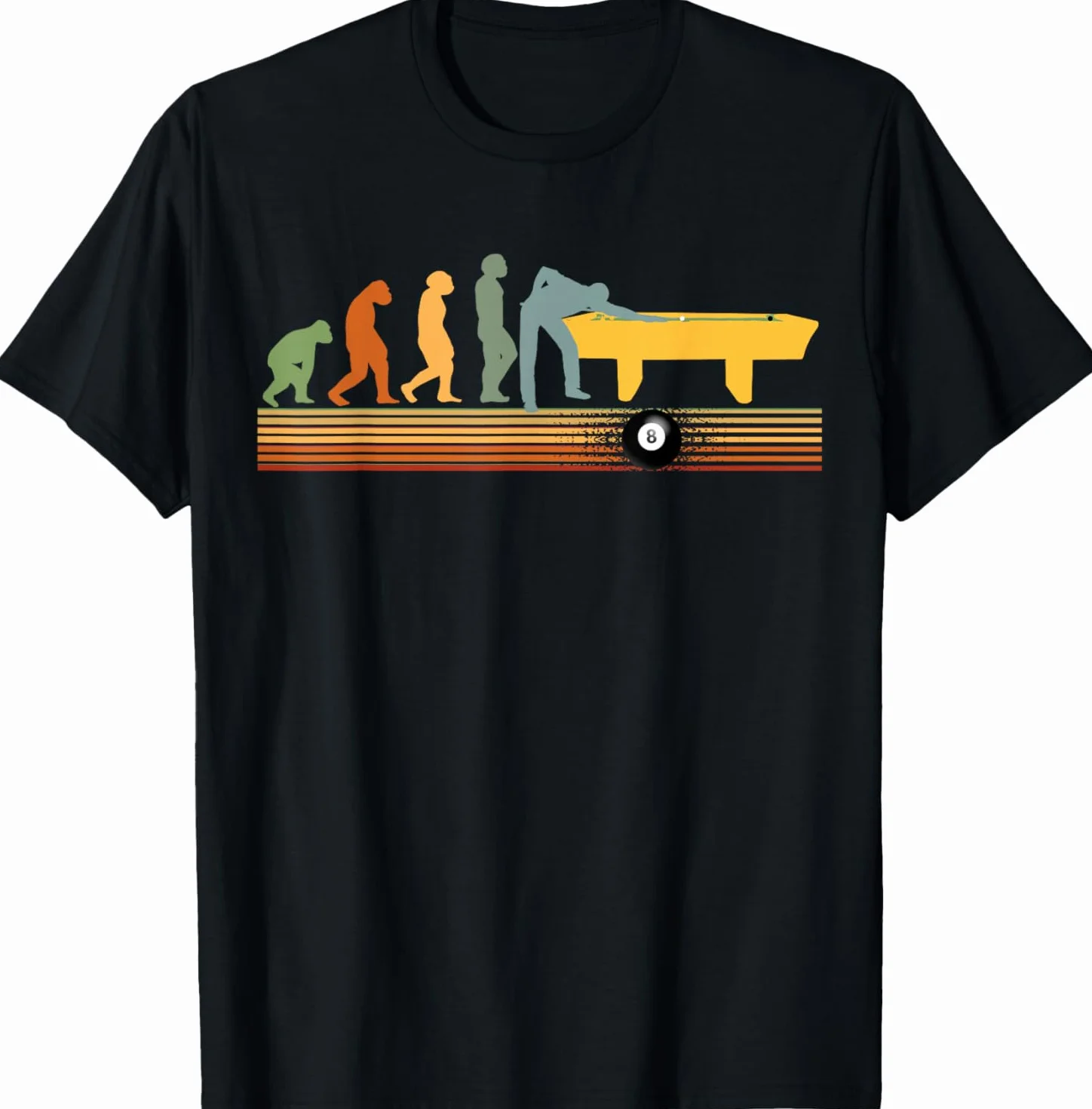 Snooker Evolution Biliardo da Tavolo Maglietta